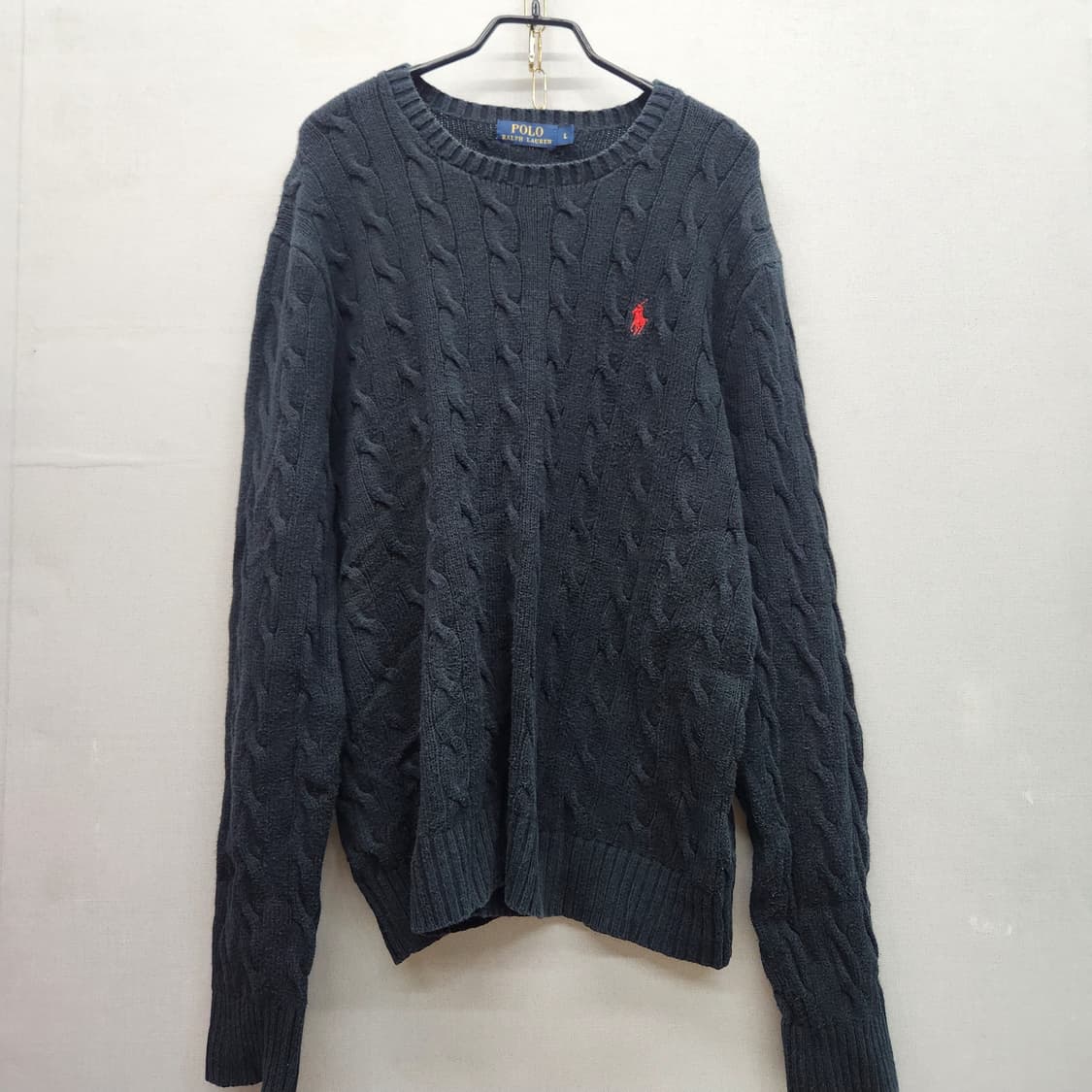 폴로랄프로렌 레드포니 코튼 케이블 니트 L(XL) 상품이미지1