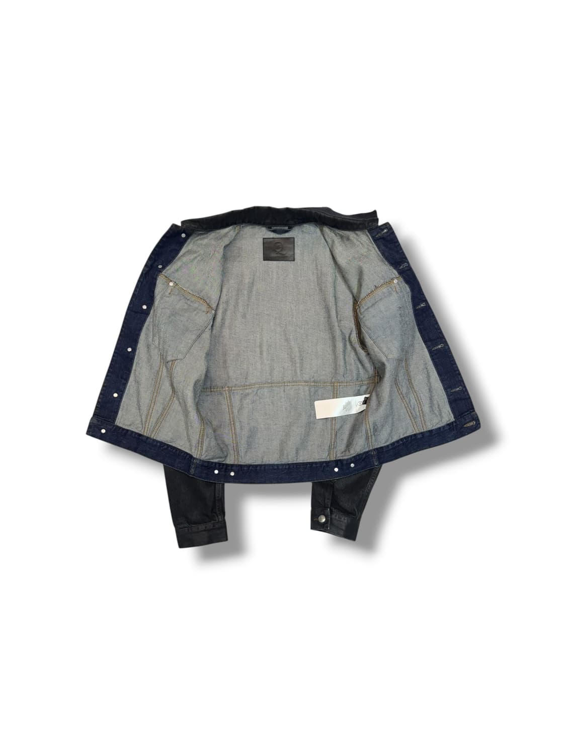 알렉산더 맥퀸 MCQ 오버다이드 흑청 트러커 자켓 made in ITAL 상품이미지5