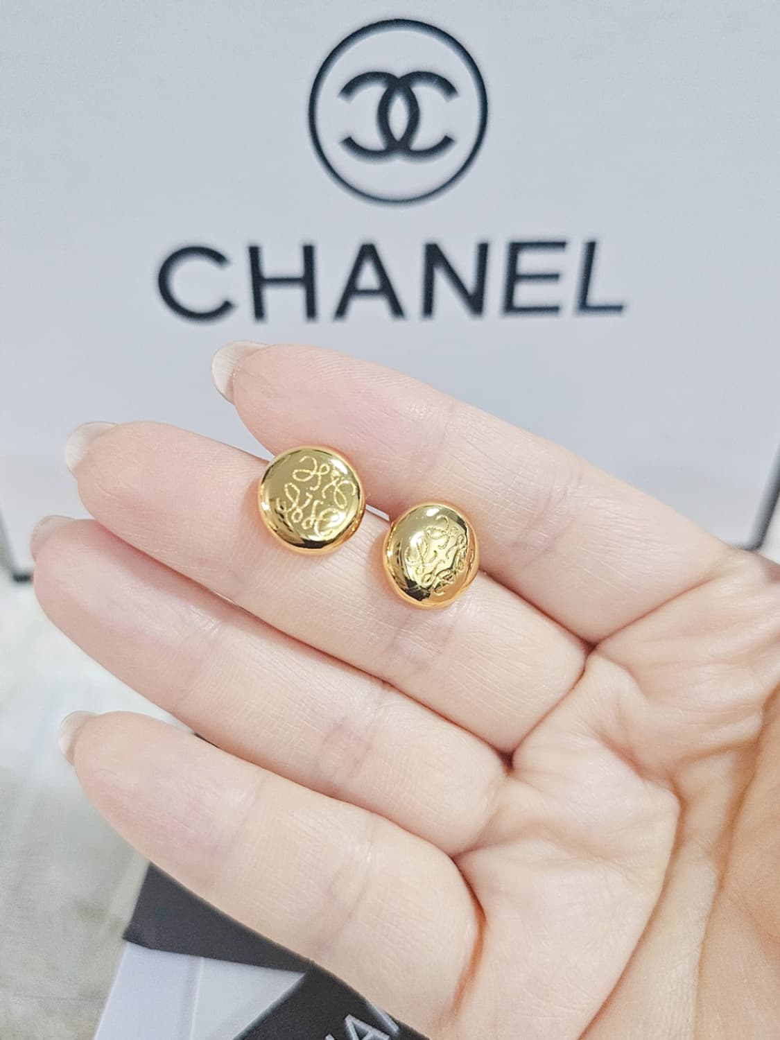 빈티지 로에베 골드 업사이클링 귀걸이 상품이미지7