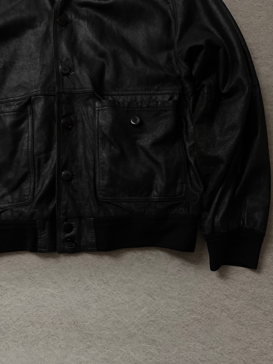빈티지 램스킨 레더자켓 상품이미지5