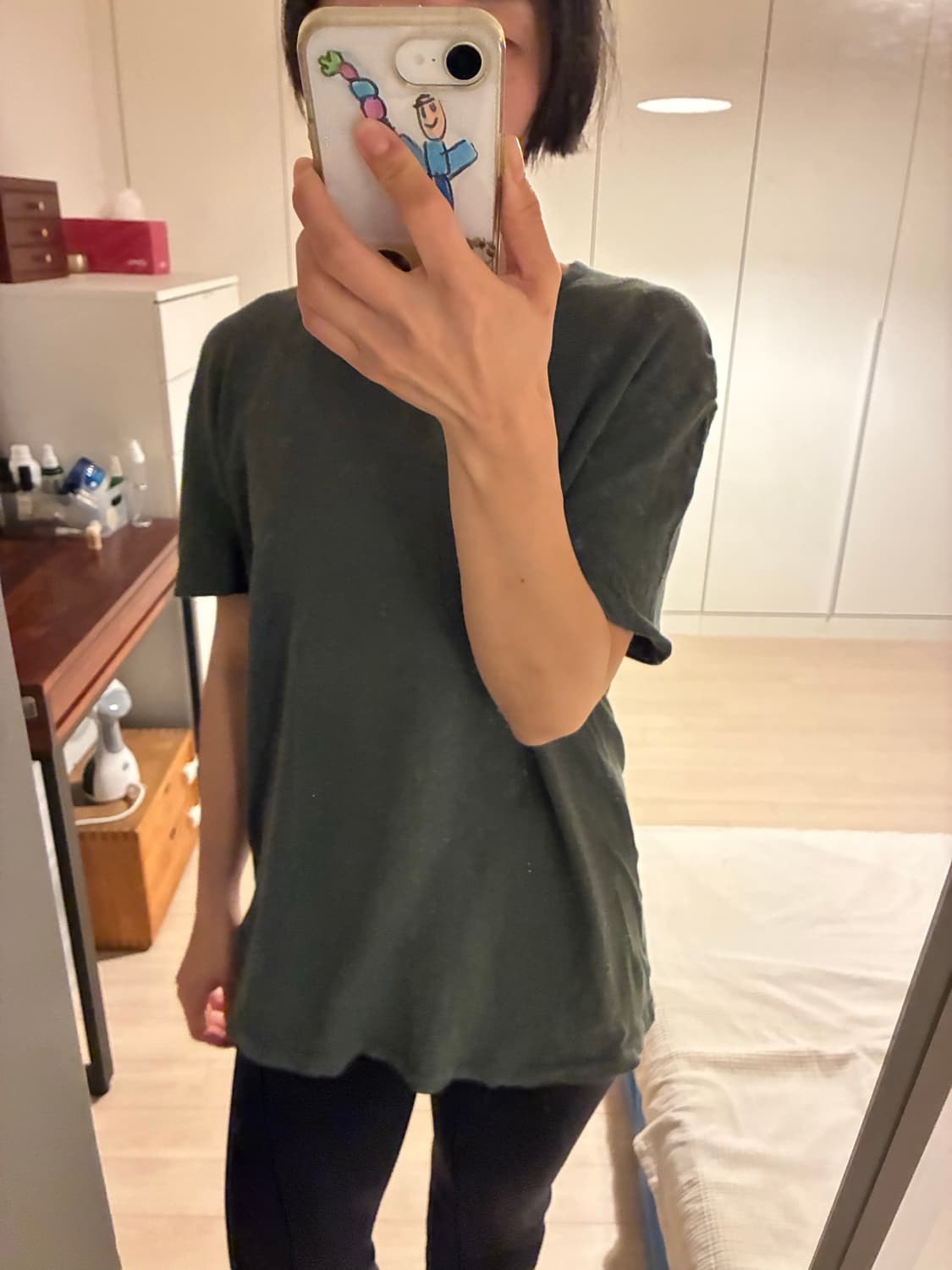 Our Legacy JAP T-Shirt 다크그린 — 새것 컨 상품이미지6