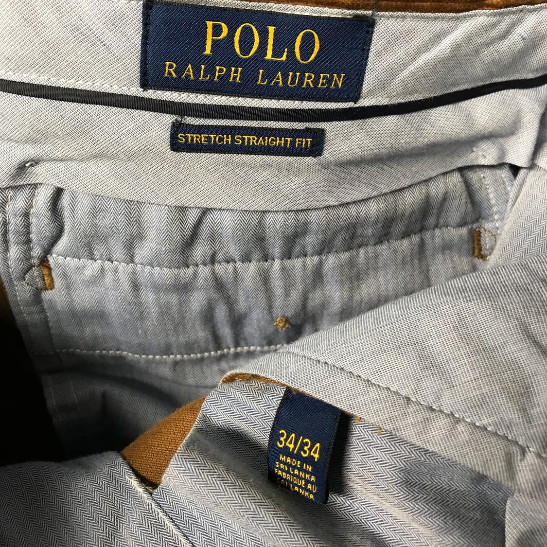 폴로 랄프로렌 코듀로이 팬츠 브라운 34/34 상품이미지6