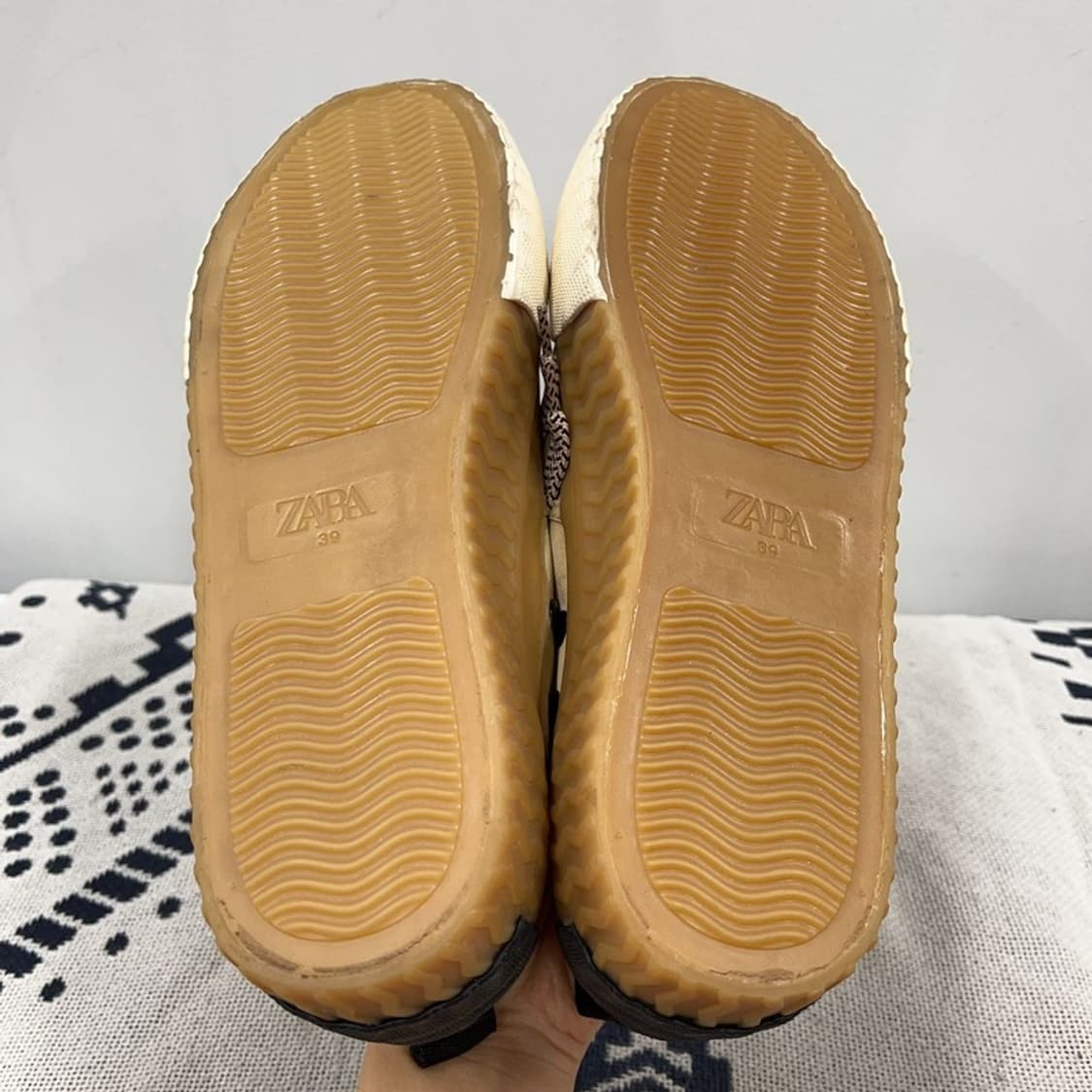 자라 ZARA 베이지 플랫폼 스니커즈 255 X00950 상품이미지4