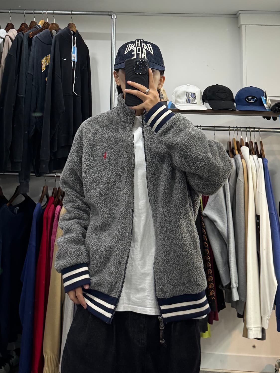 폴로 랄프로렌 셰르파 딥파일 플리스 자켓 상품이미지6