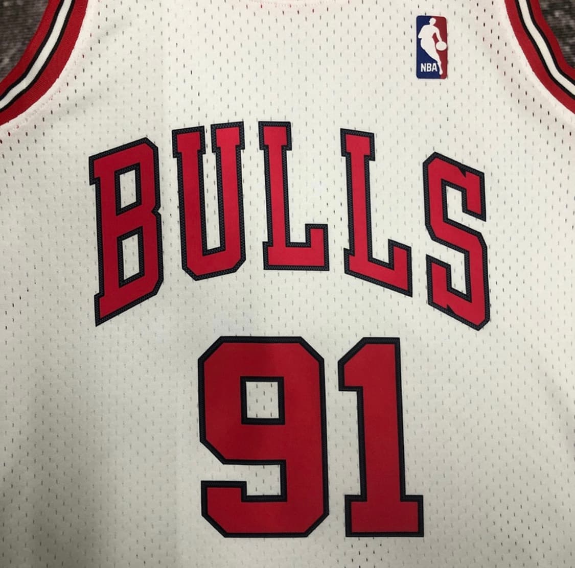 Nba 시카고 불스 데니스 로드맨 농구 저지 S 상품이미지3