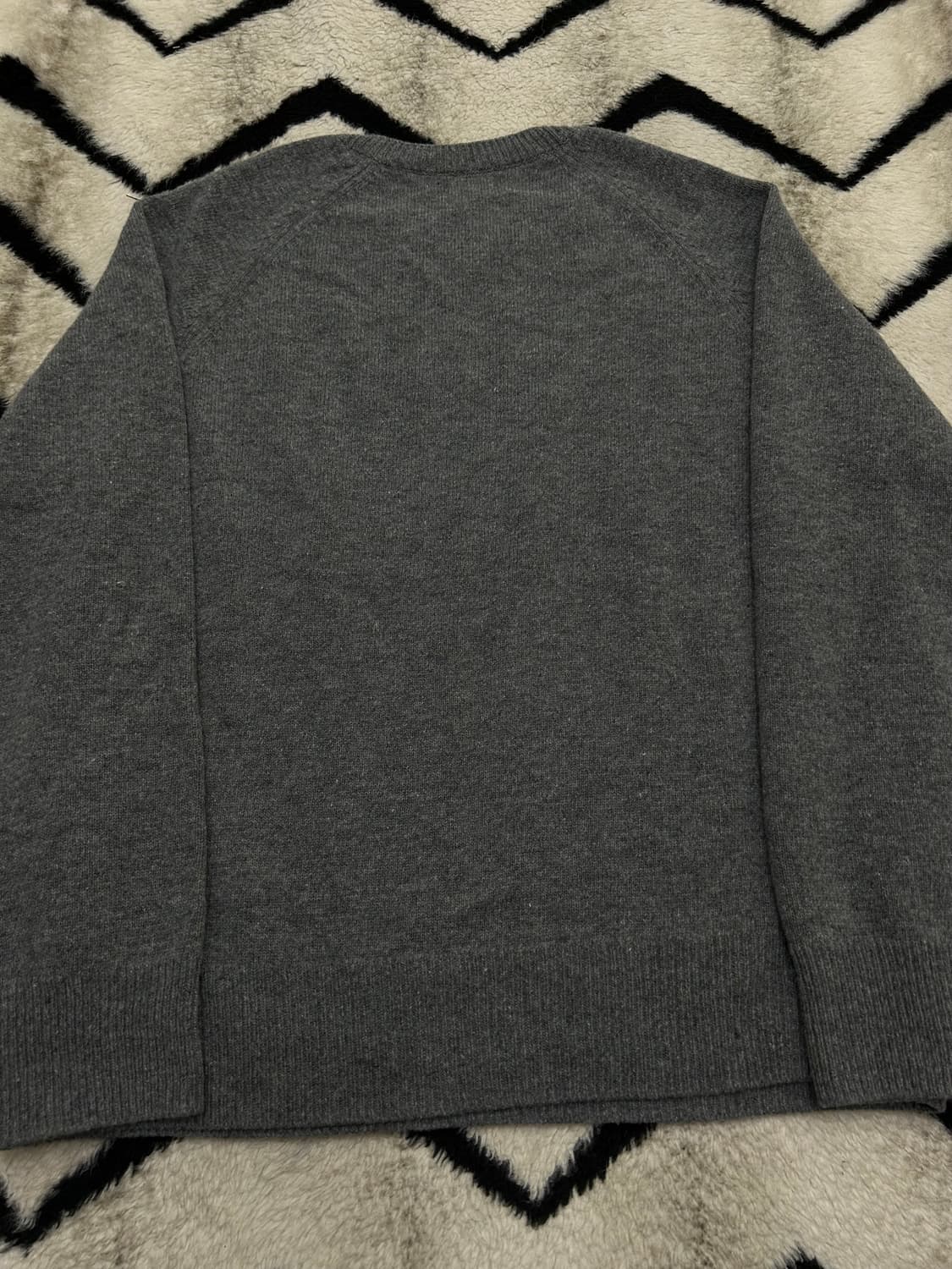 [L]부기홀리데이 크루넥 램스울 니트/그레이 상품이미지4