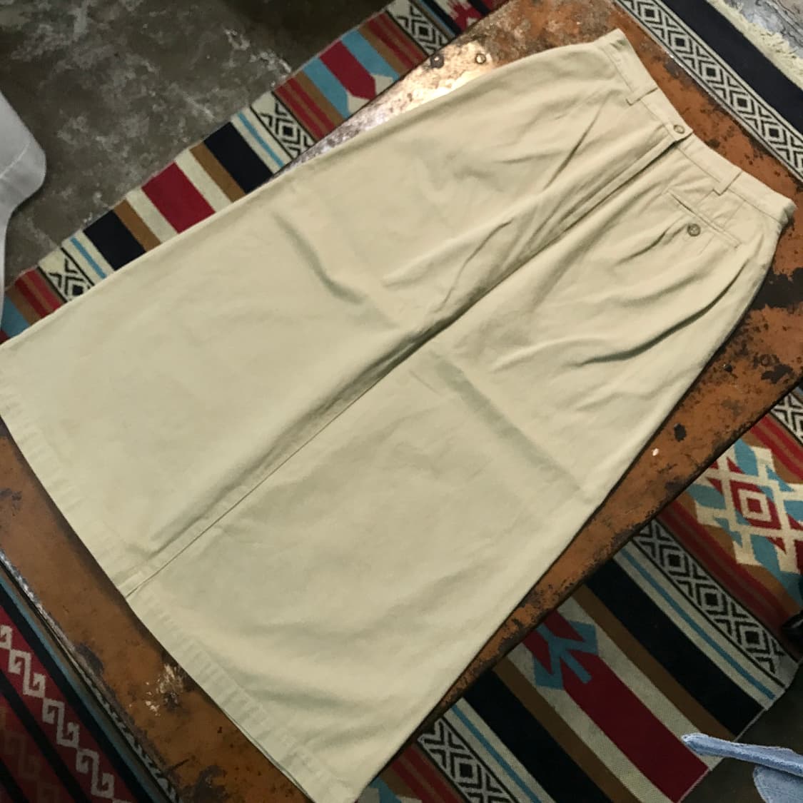 제이프레스 베이지 코튼 롱 스커트 허리 25 사이즈 상품이미지2