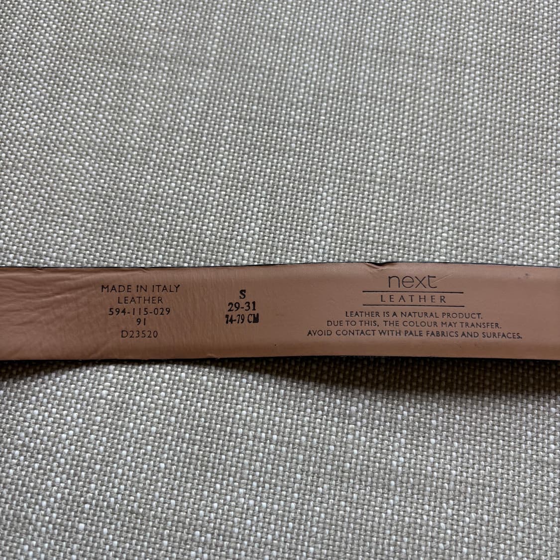 [31-32] USA NEXT 이탈리안 블랙 레더 벨트 상품이미지9