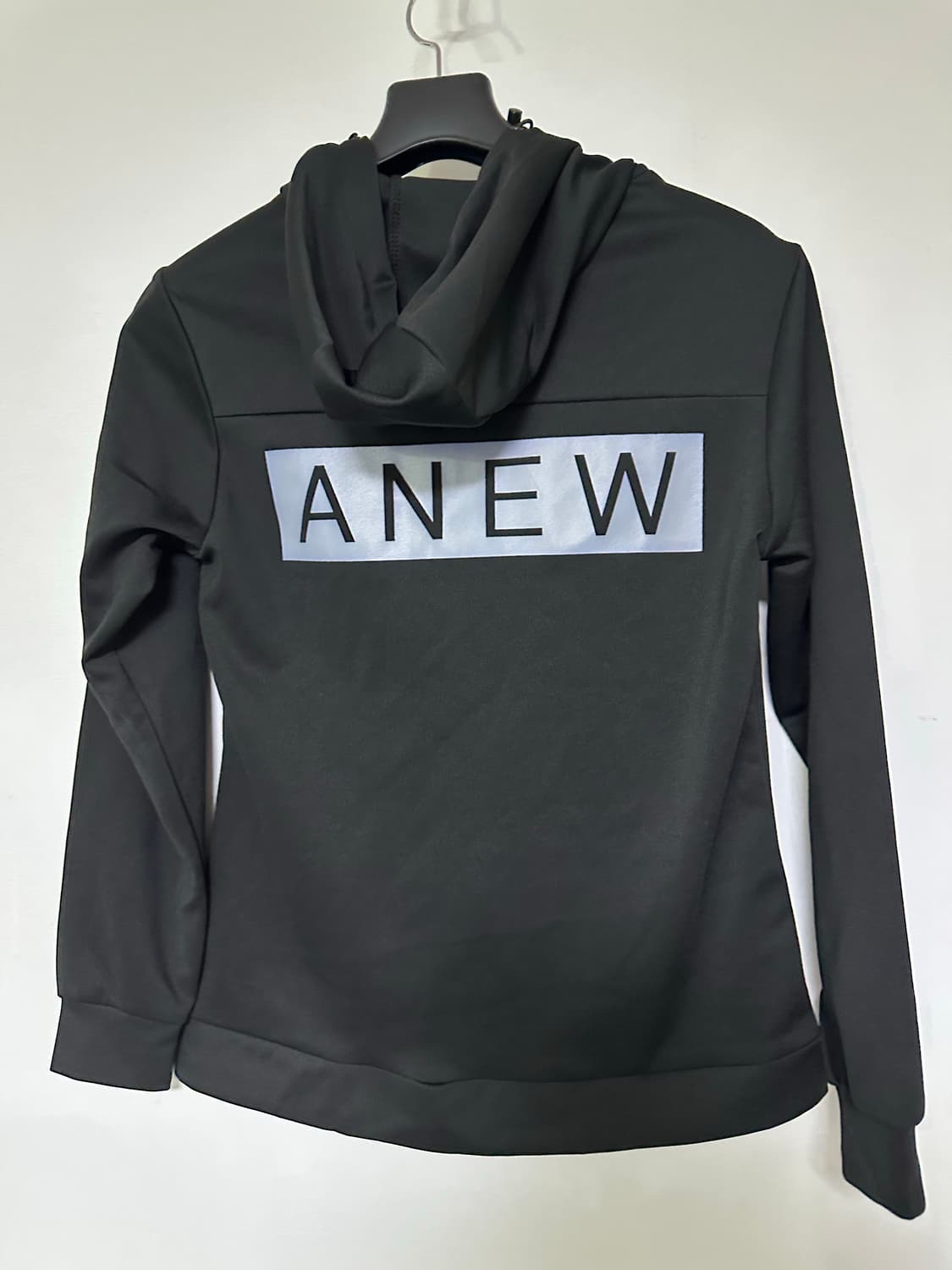 ANEW 골프 후드 집업 블랙 상품이미지2