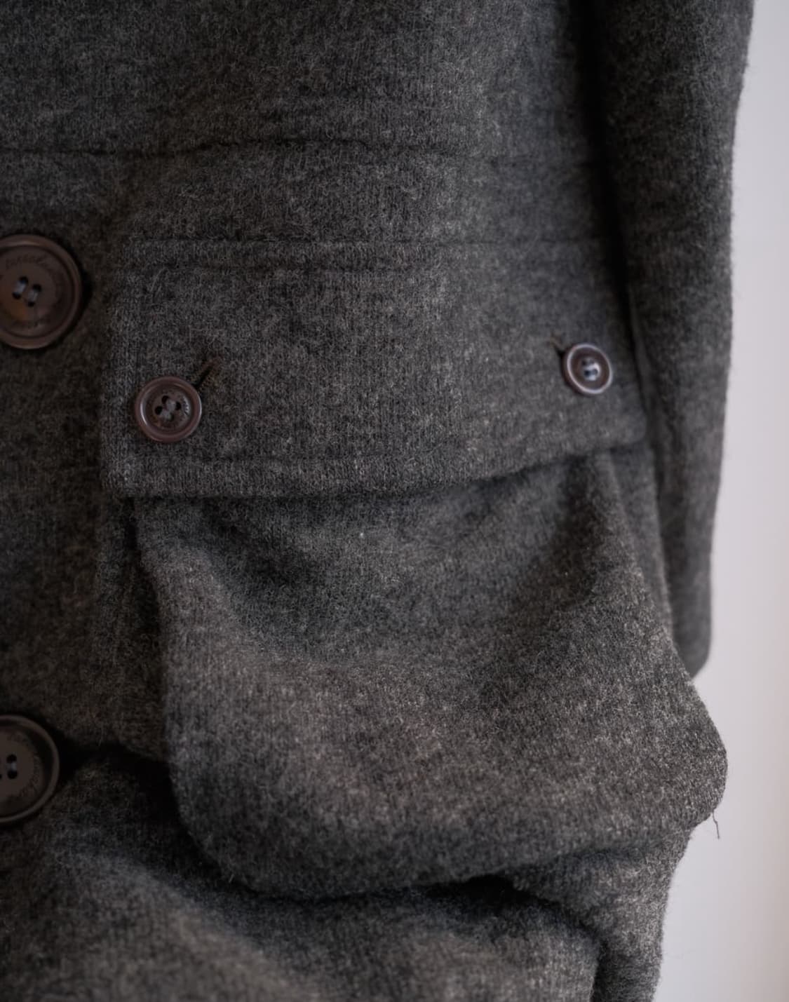 Sunao Kuwahara wool coat 상품이미지4