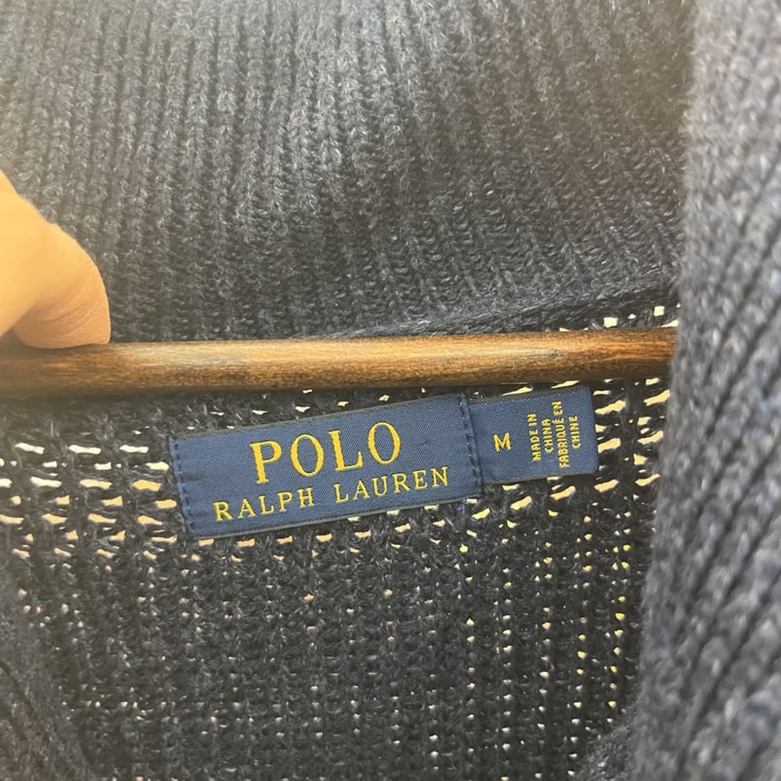 폴로 랄프로렌 모던 시크 캐주얼 숄카라 니트 가디건 M C09909 상품이미지5