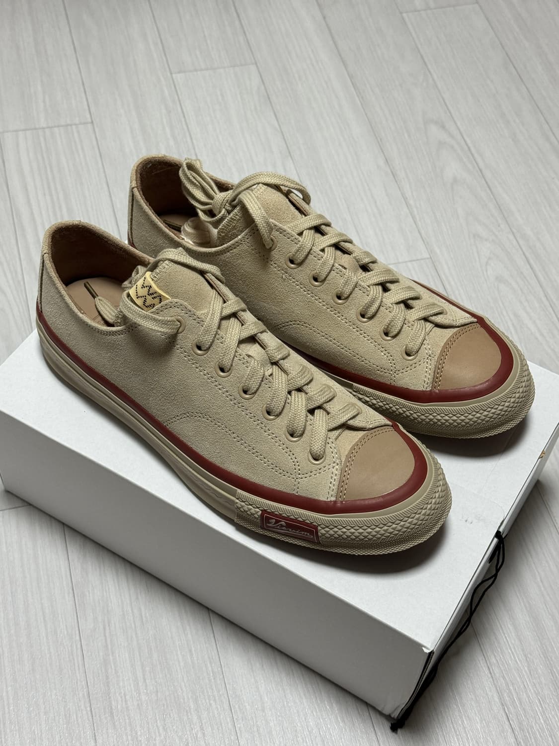 [새상품] 비즈빔 visvim 스캐그웨이 스웨이드 샌드 10.5 상품이미지3