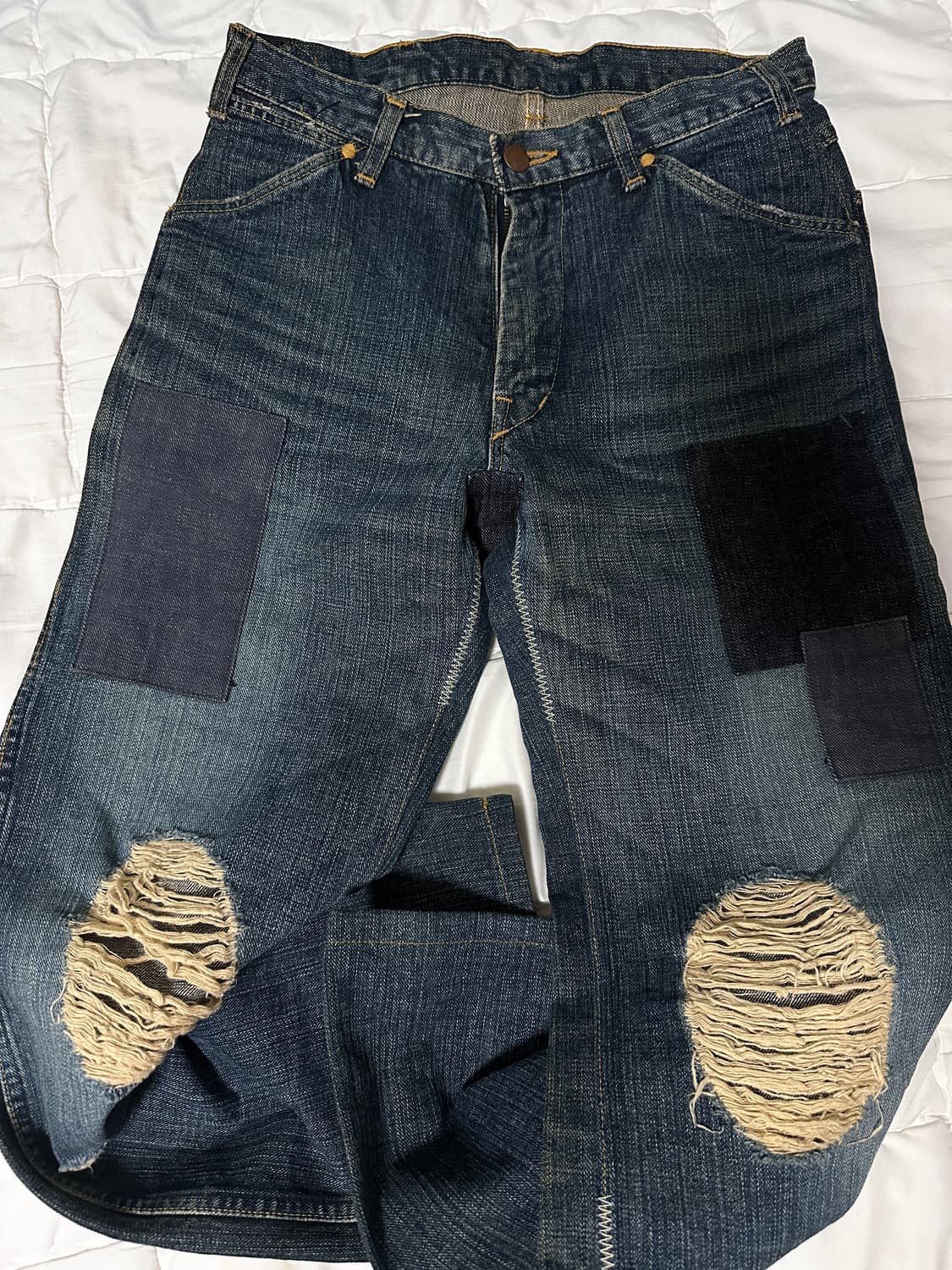 넘버나인 03aw 패치데님 상품이미지1