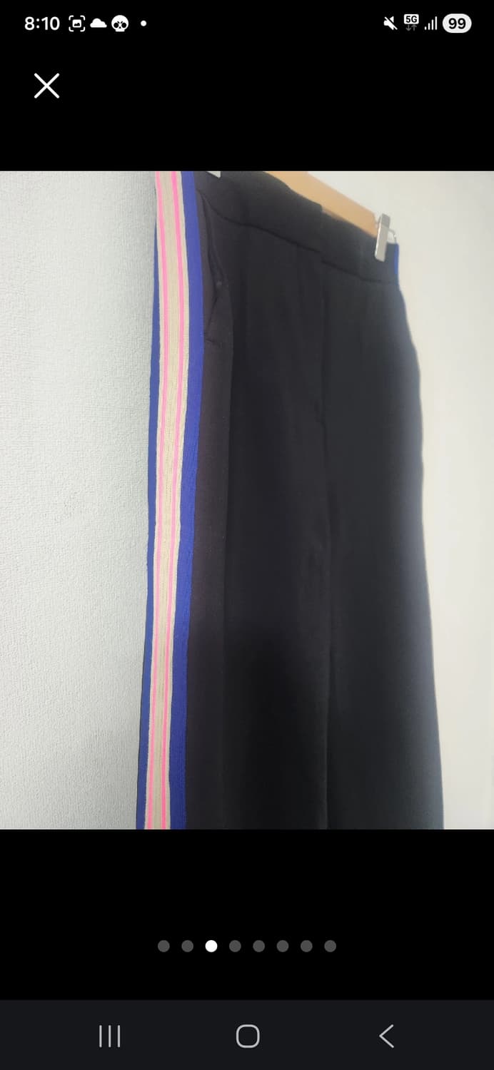 SANDRO 산드로  여성 캐쥬얼 사이드 스트라이프 슬랙스 (정품) 상품이미지3