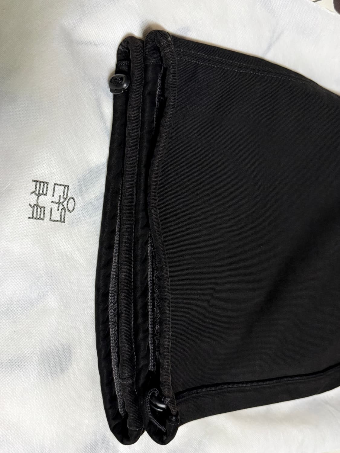 [3] 폴리테루 퍼티그팬츠 블리치드블랙 상품이미지4