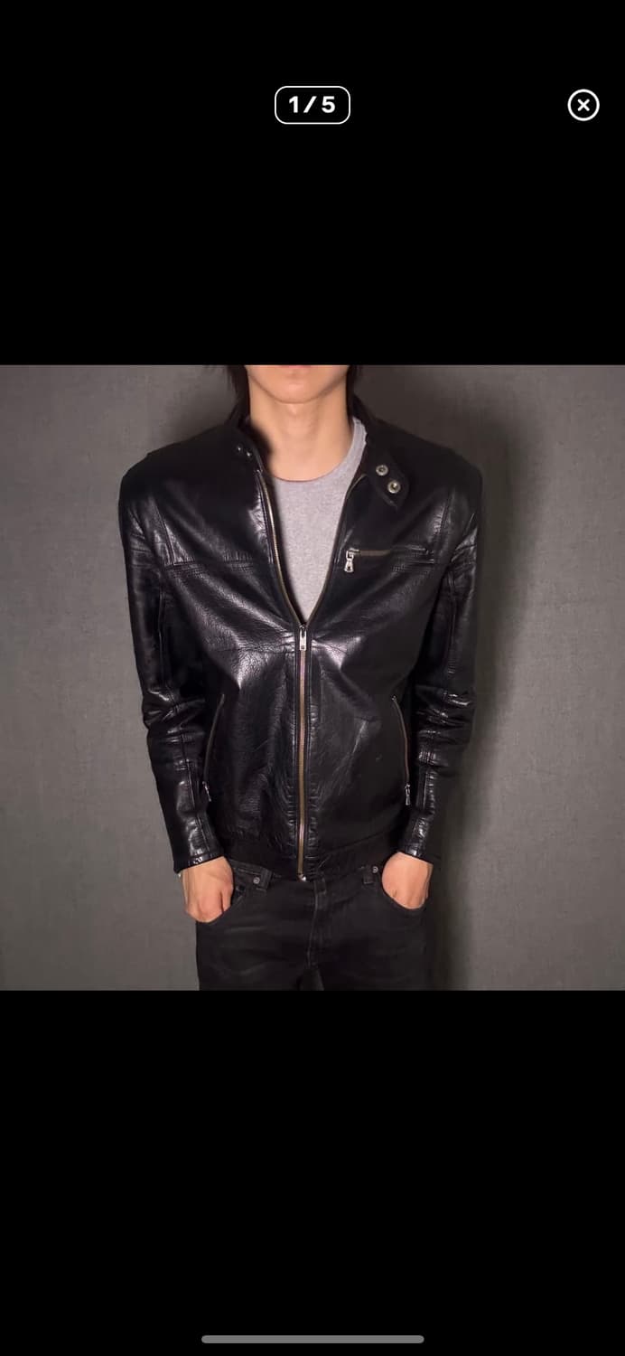 Vintage leather jacket 상품이미지1