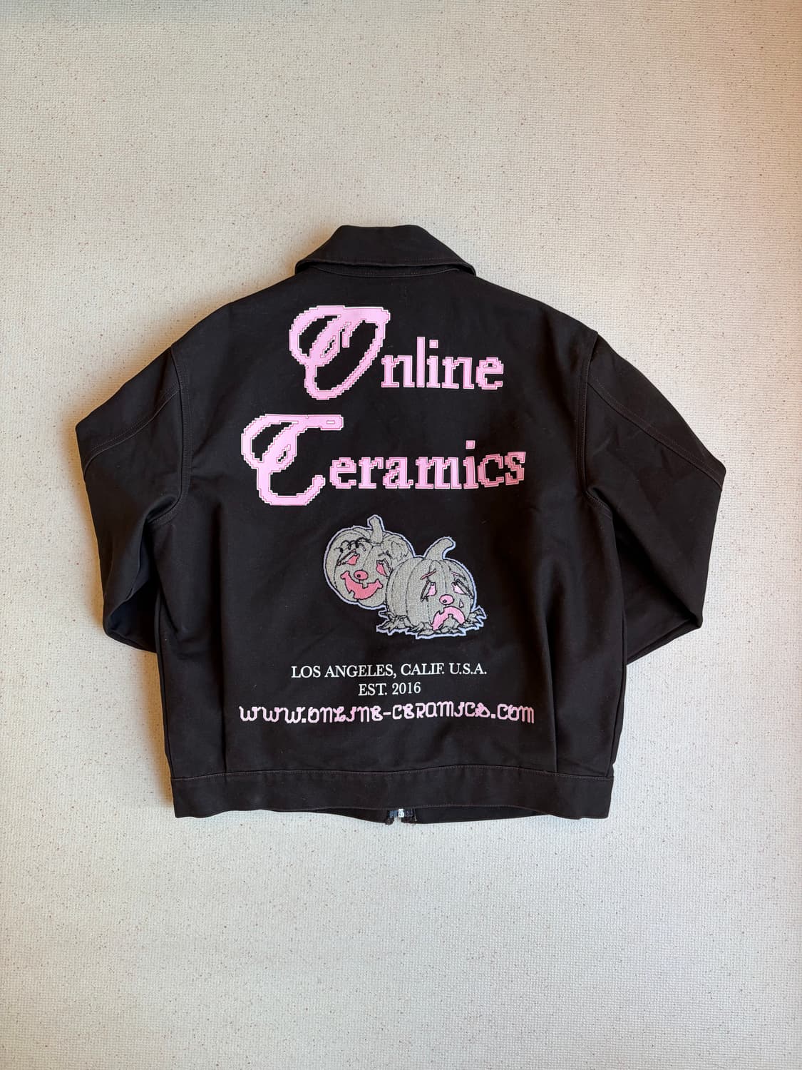 [M] 온라인세라믹스 덕캔버스 자켓 브라운 상품이미지1