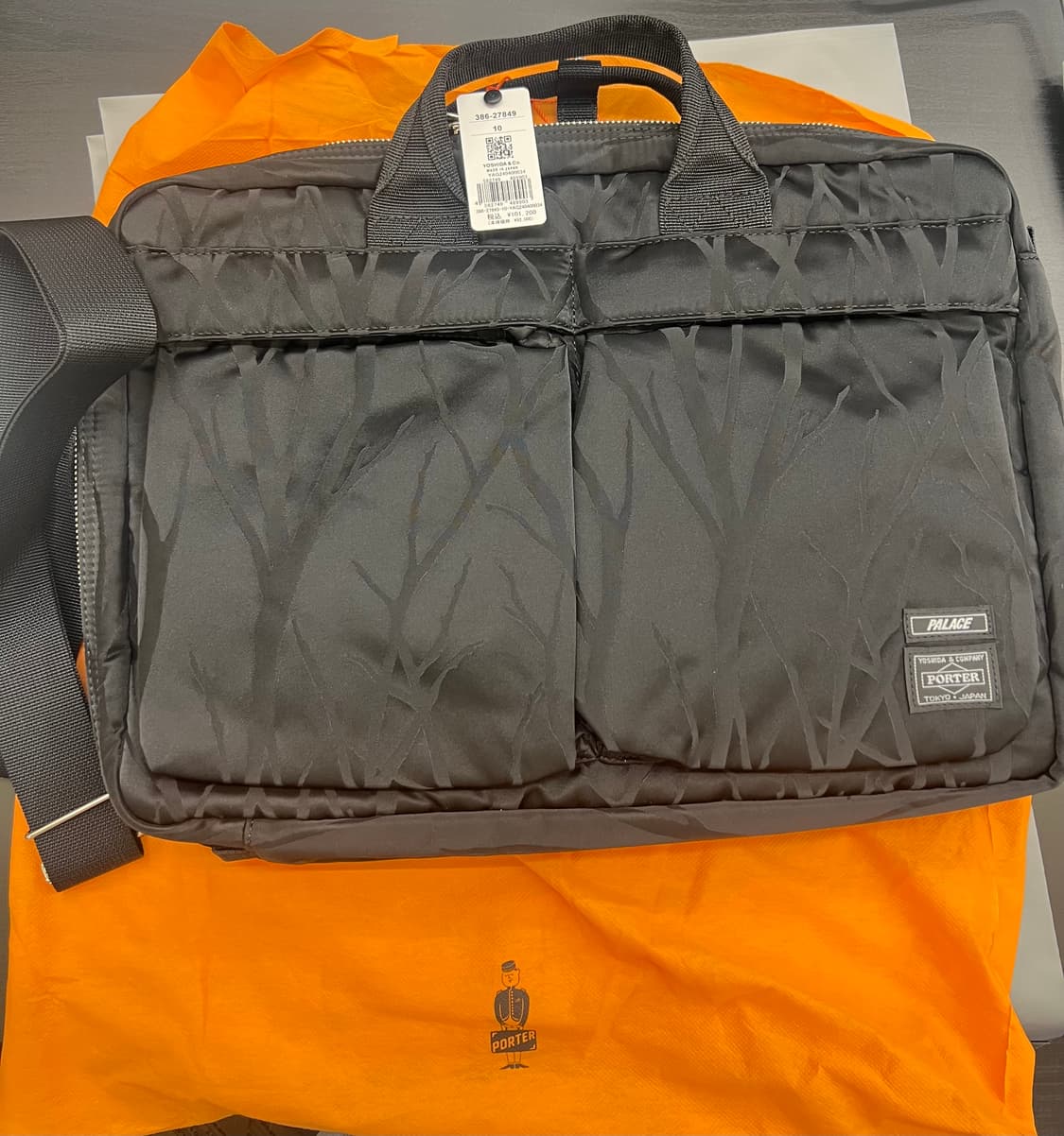 포터 팔라스 라지 백 블랙 상품이미지3