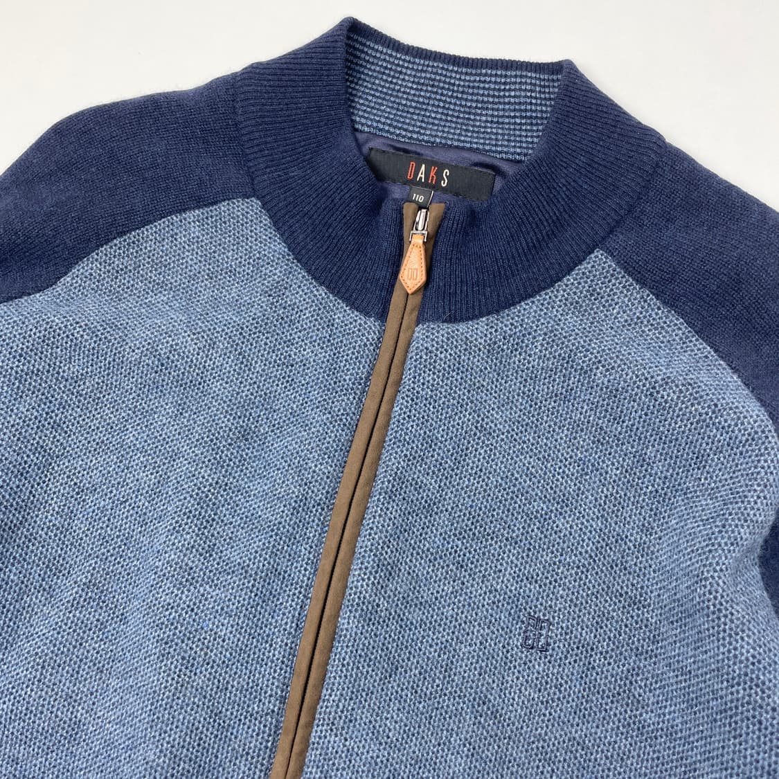 닥스 남성 니트 블루종 집업 점퍼 자켓 110 상품이미지3