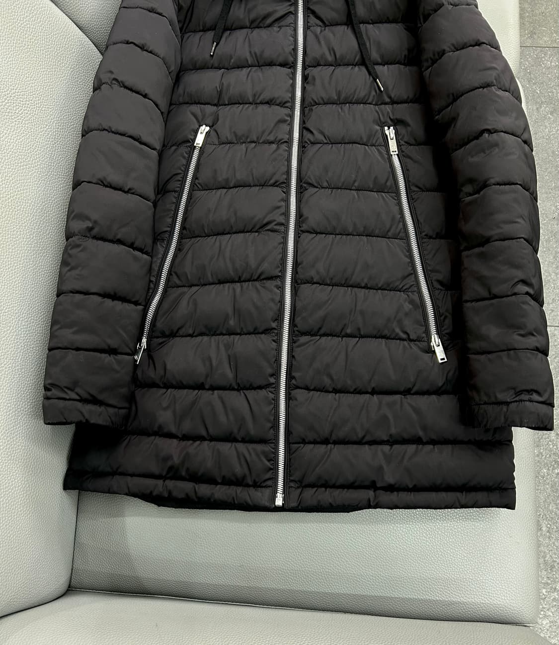 무스너클 후드 롱패딩(XS/44~55) 상품이미지2