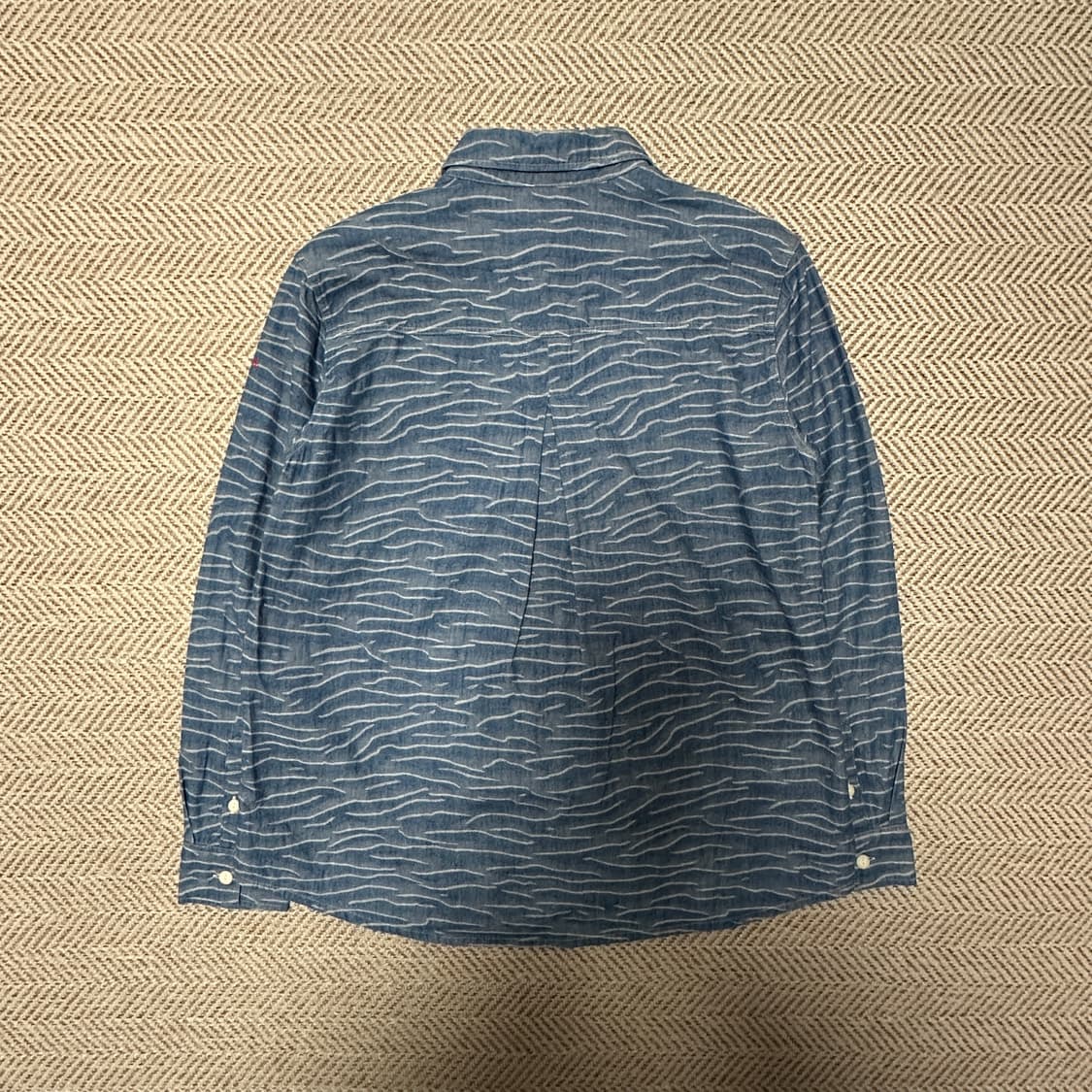 X-GIRL shirt blue 상품이미지2