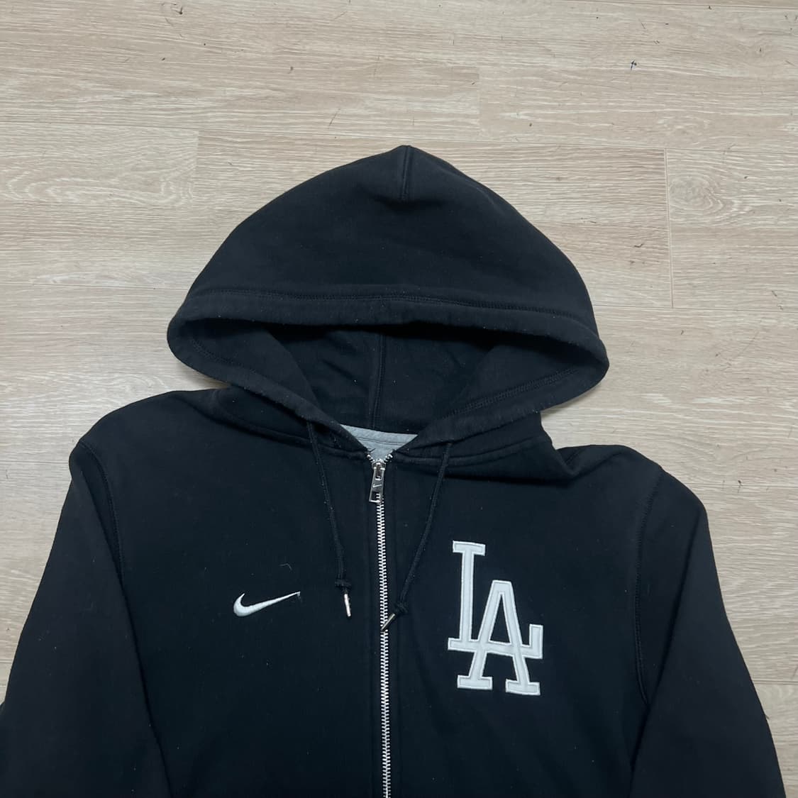 나이키 LA 다저스 로고 후드 집업 자켓 [블랙] M/95 상품이미지2