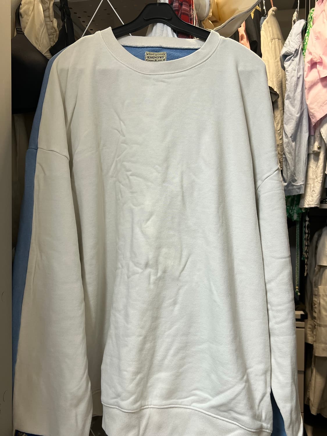 캐피탈 투톤 스웻 키나리삭스 상품이미지3