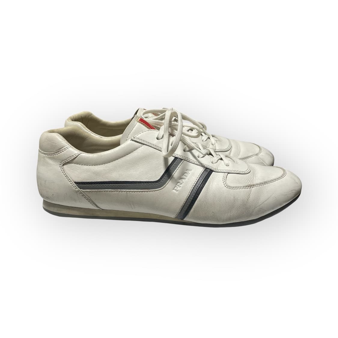290) 프라다 스포츠 리네아로사 카프스킨 레더 스니커즈 상품이미지5