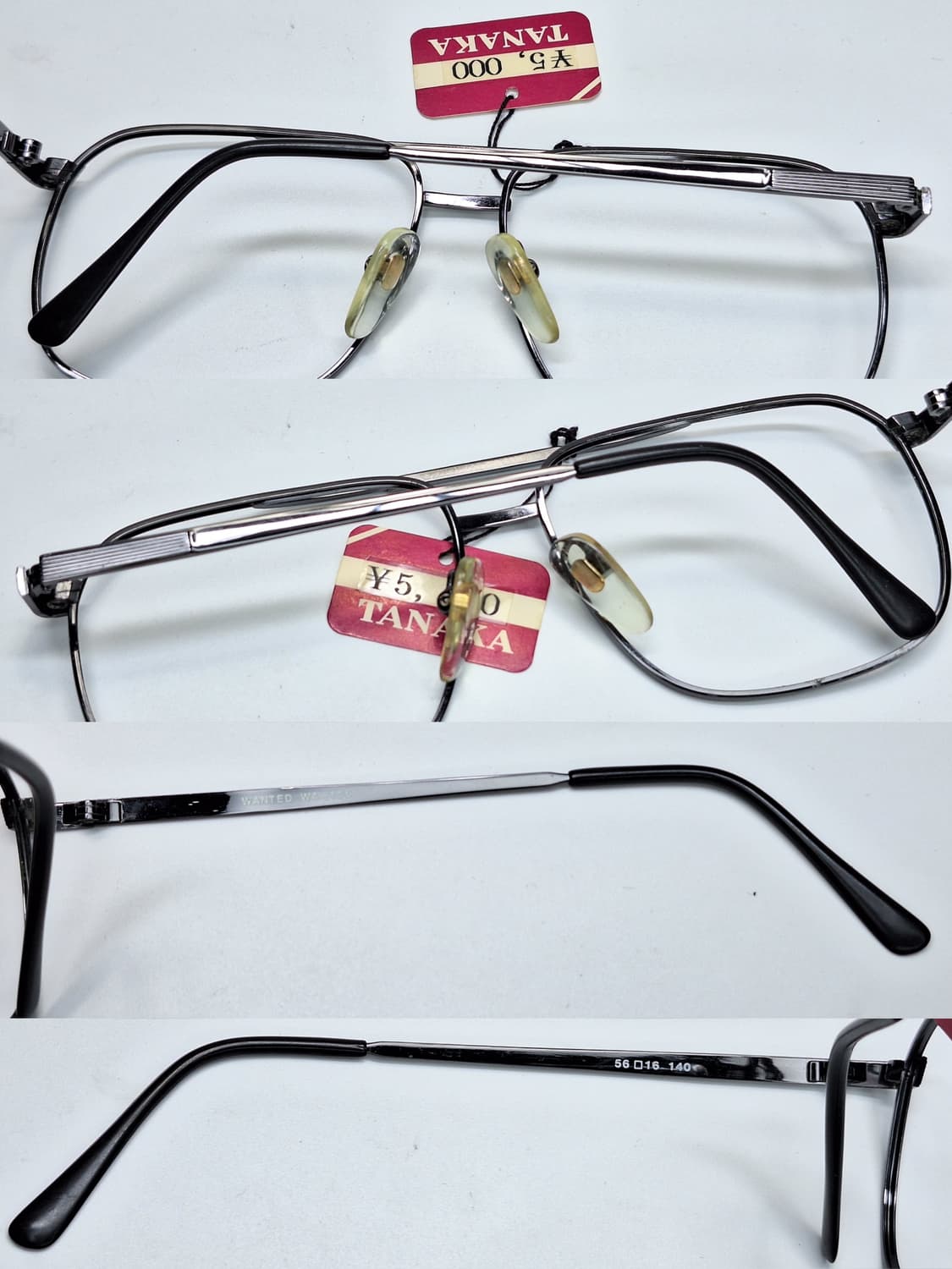 일본 빈티지 데드스톡(미사용)/Wanted wa-116 투브릿지 안경테 상품이미지9