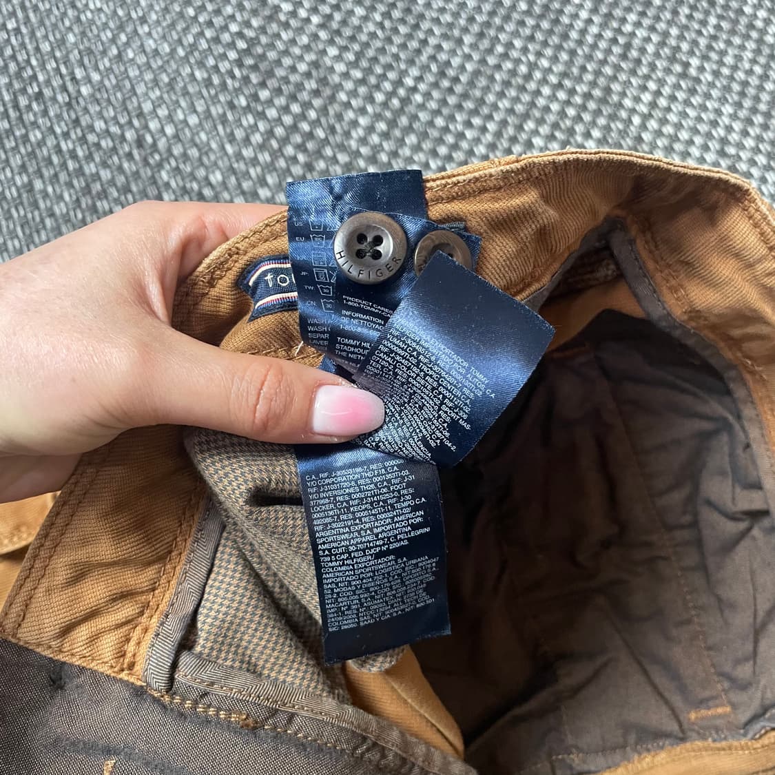 (38) 타미힐피거 투포켓 브라운 스트레이트핏 코튼팬츠 상품이미지5