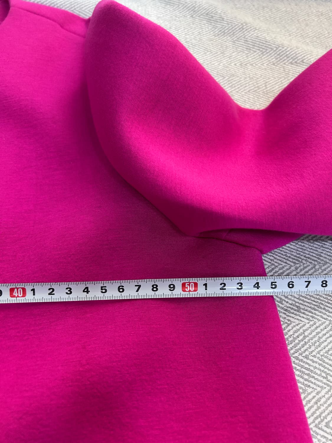 [90] 쥬시쥬디 투버튼 핑크레드 반코트 자켓 여성 90사이즈 상품이미지7