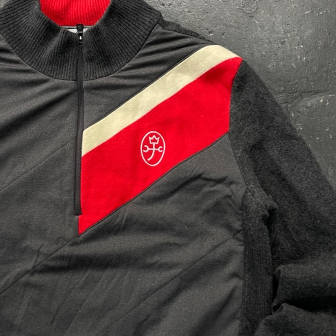 100 까스텔바작 방풍 반집업 니트 상품이미지2