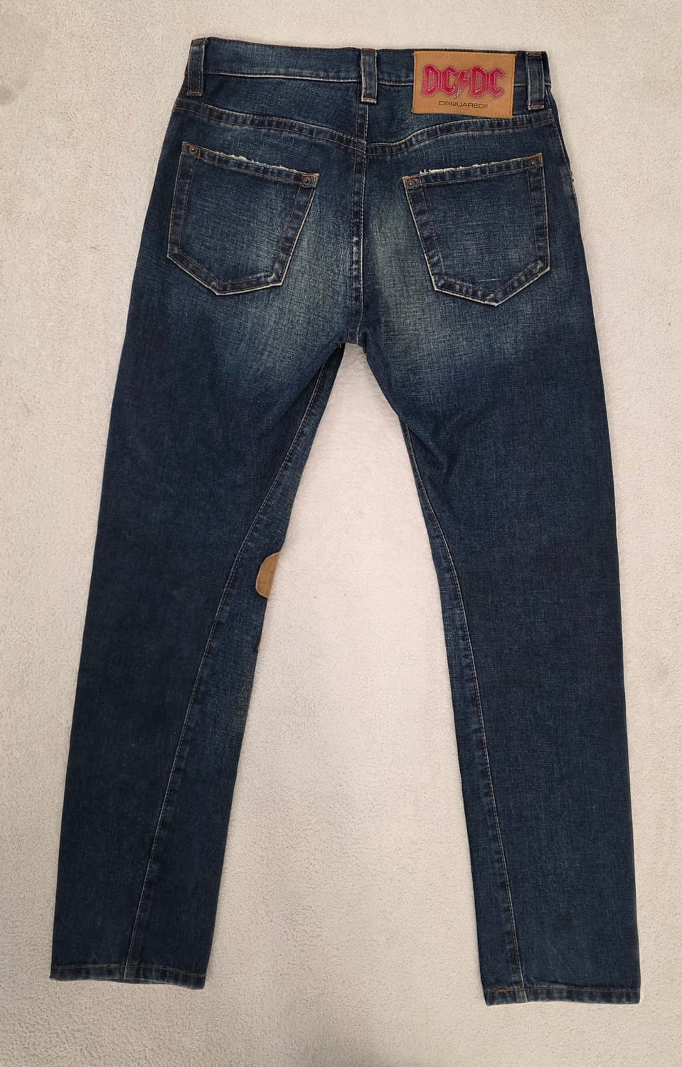 디스퀘어드2 가죽패치 데님청바지. 상품이미지2