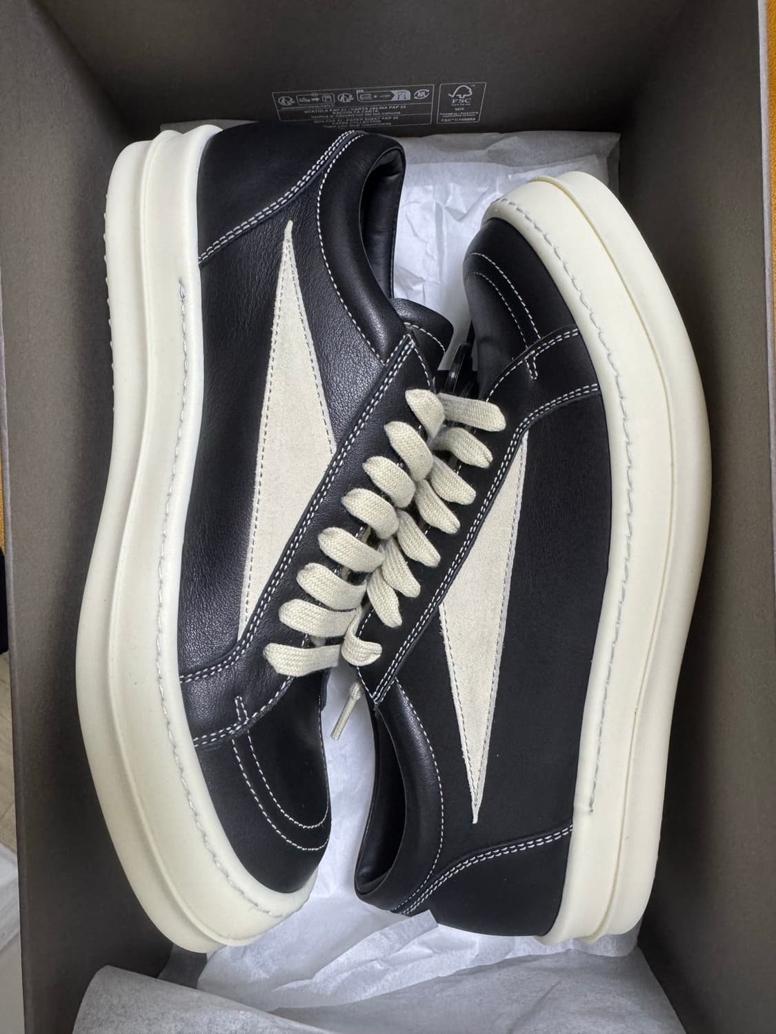 IT40 (W) 릭오웬스 메인라인 릭반스 블랙 새상품 상품이미지1