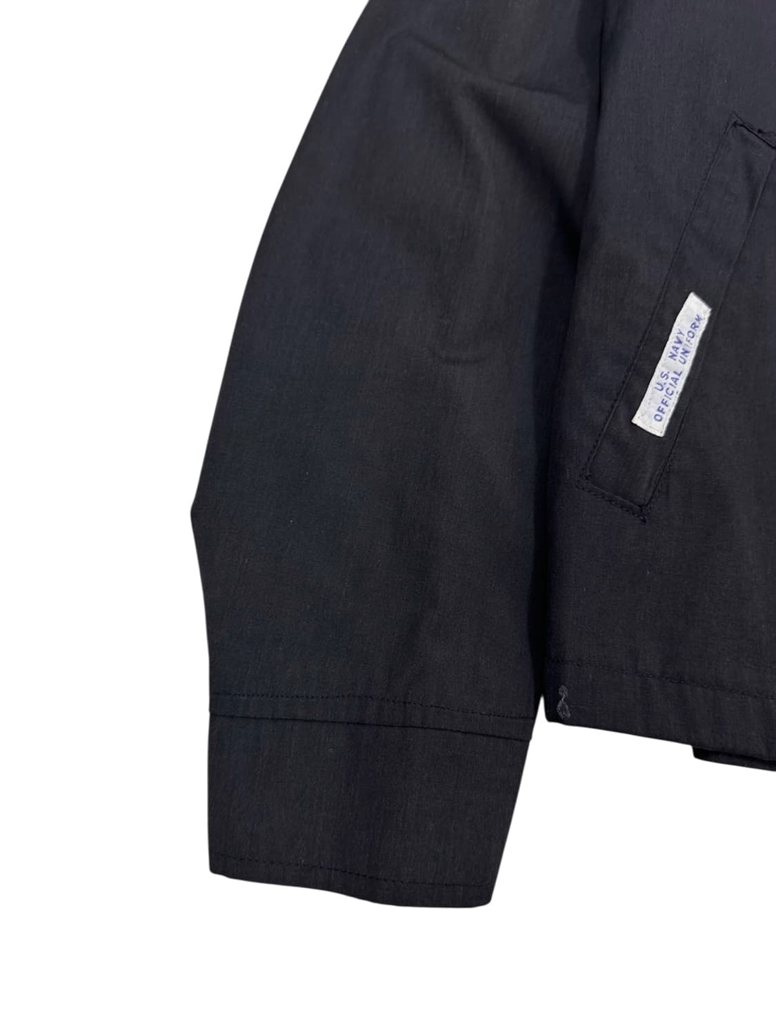 80s US NAVY 미해군 자켓 차콜 (S~M) 상품이미지5