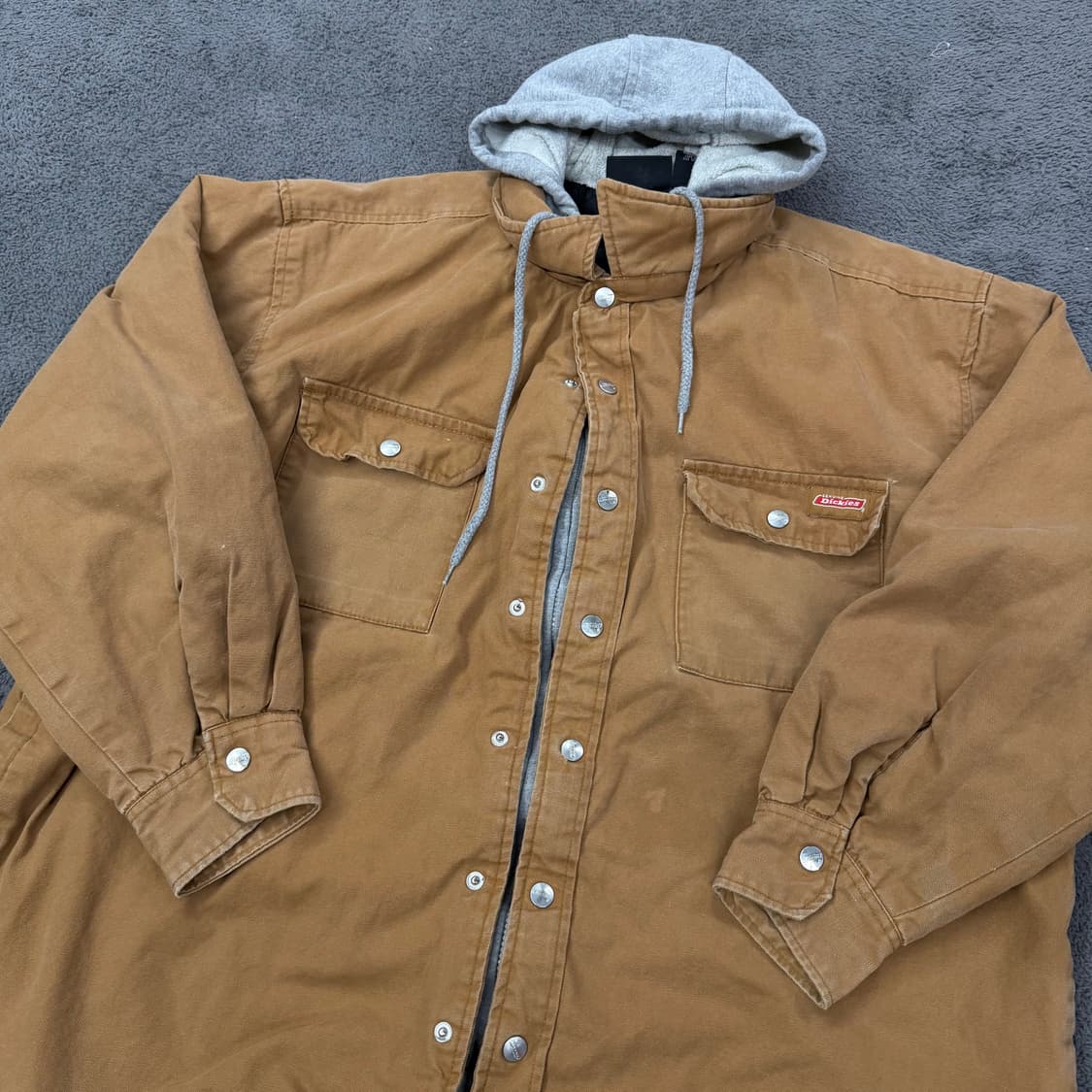 [ 정품/XL ] 디키즈 브라운 후드 워크 자켓 상품이미지1