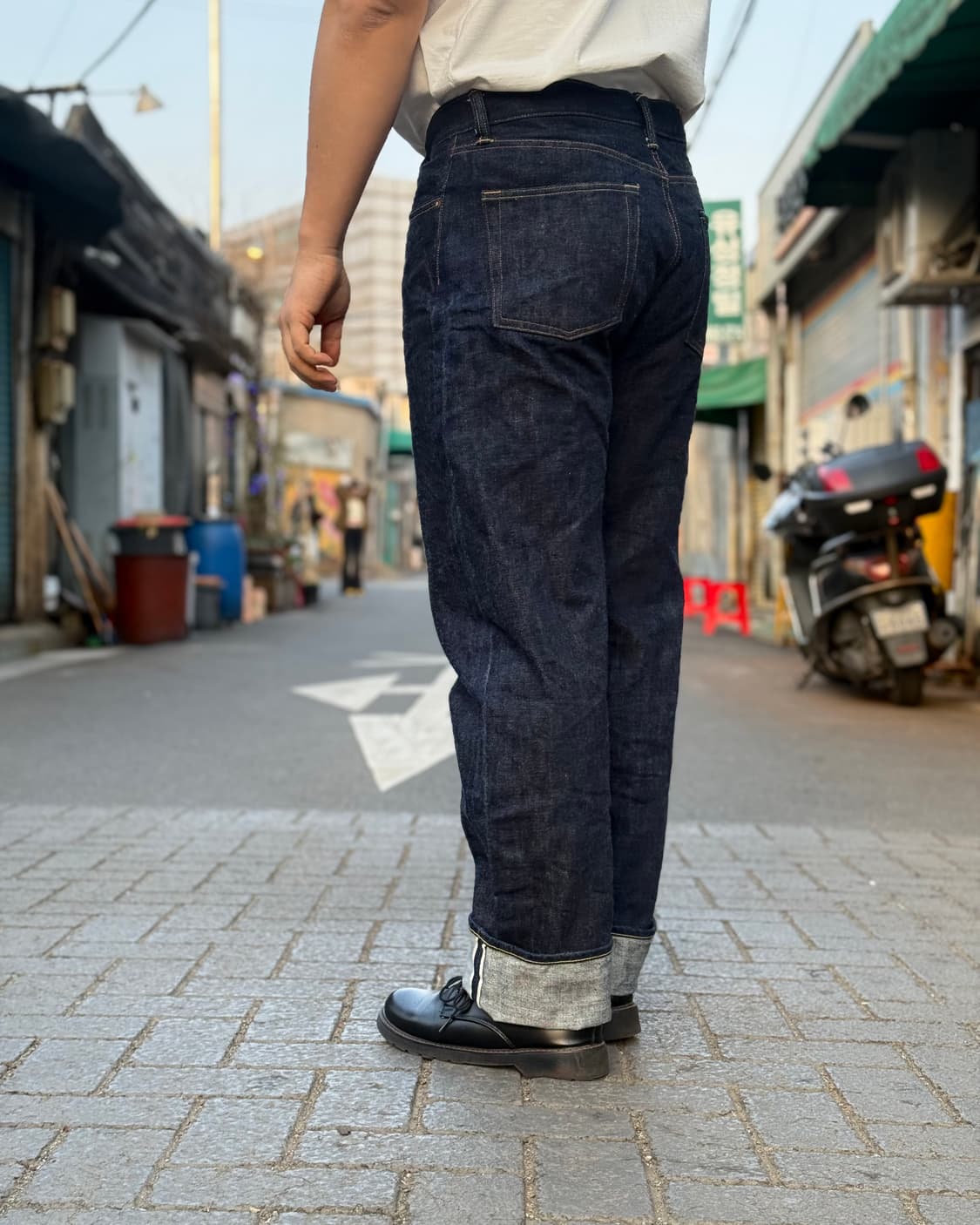 논스탁 15oz 헤비웨이트 셀비지 데님 진 34 상품이미지9