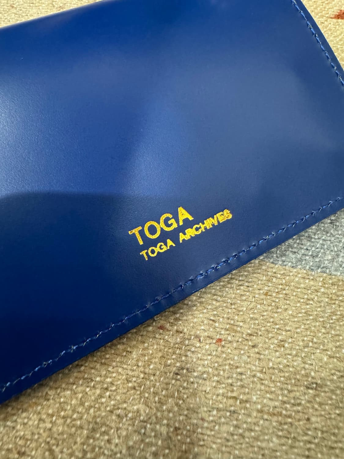 [OS] 토가 아카이브 스터드 카드 지갑 네이비  상품이미지4