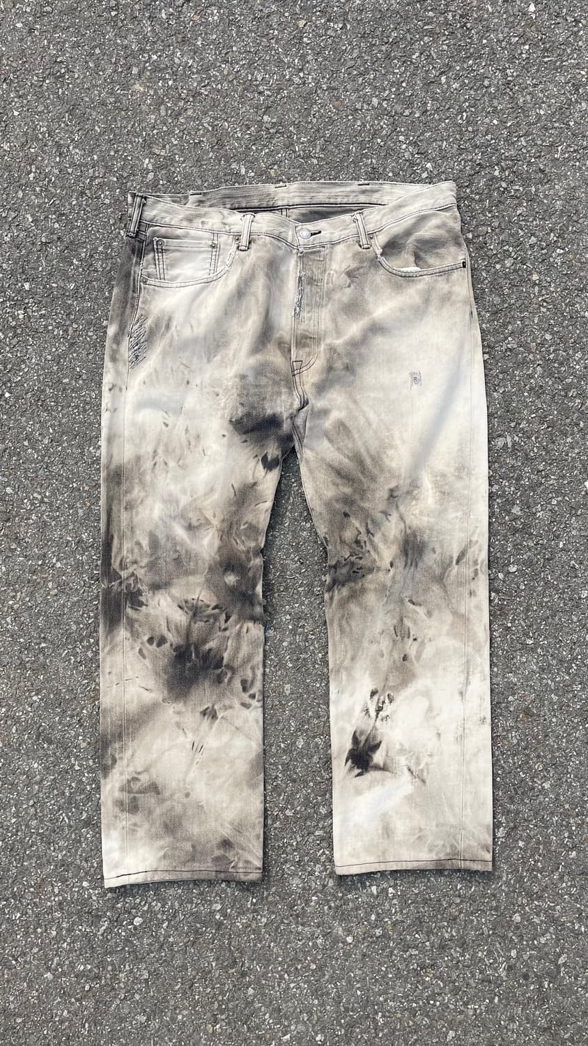 리바이스 501 워싱 타이다이 데님 상품이미지1