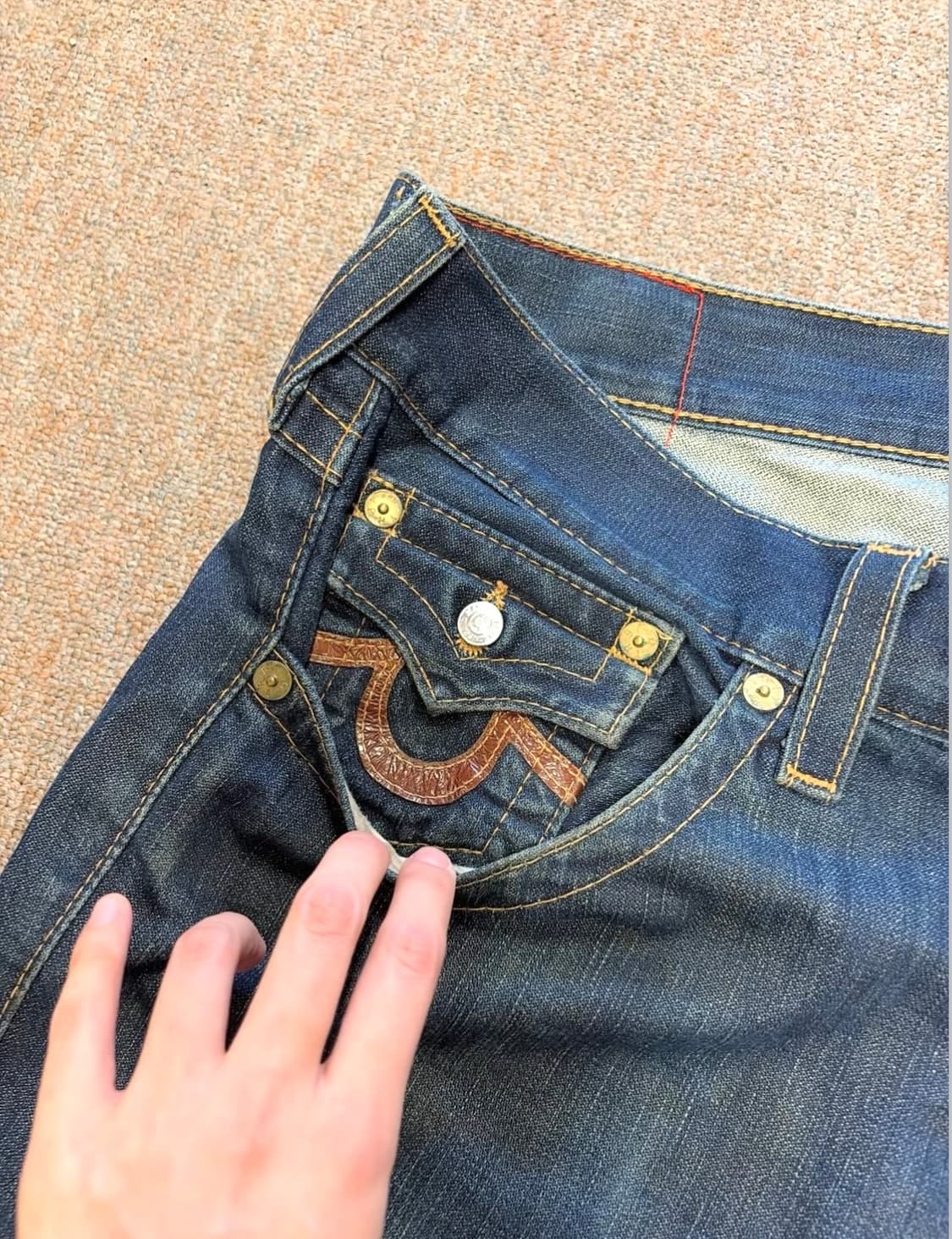 트루릴리전 데님팬츠 상품이미지6