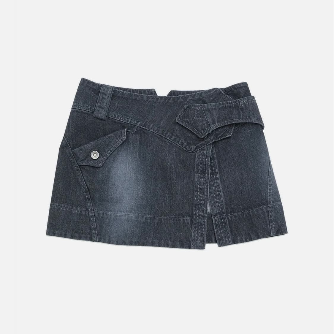 aesynctx wrap skirt charcoal 상품이미지1