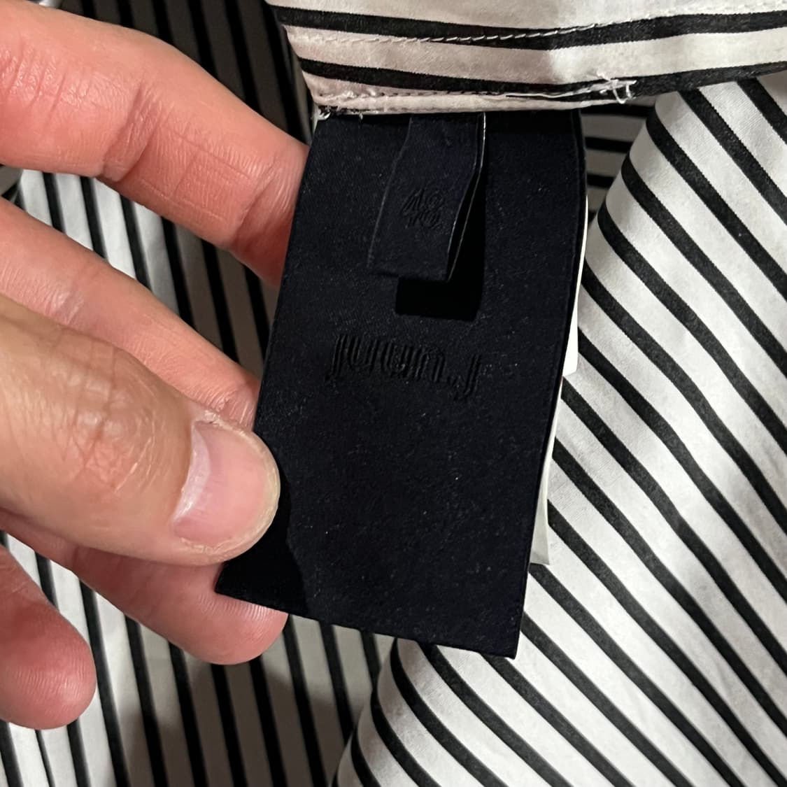 [110-115] 준지 니트슬리브 셔츠 상품이미지6