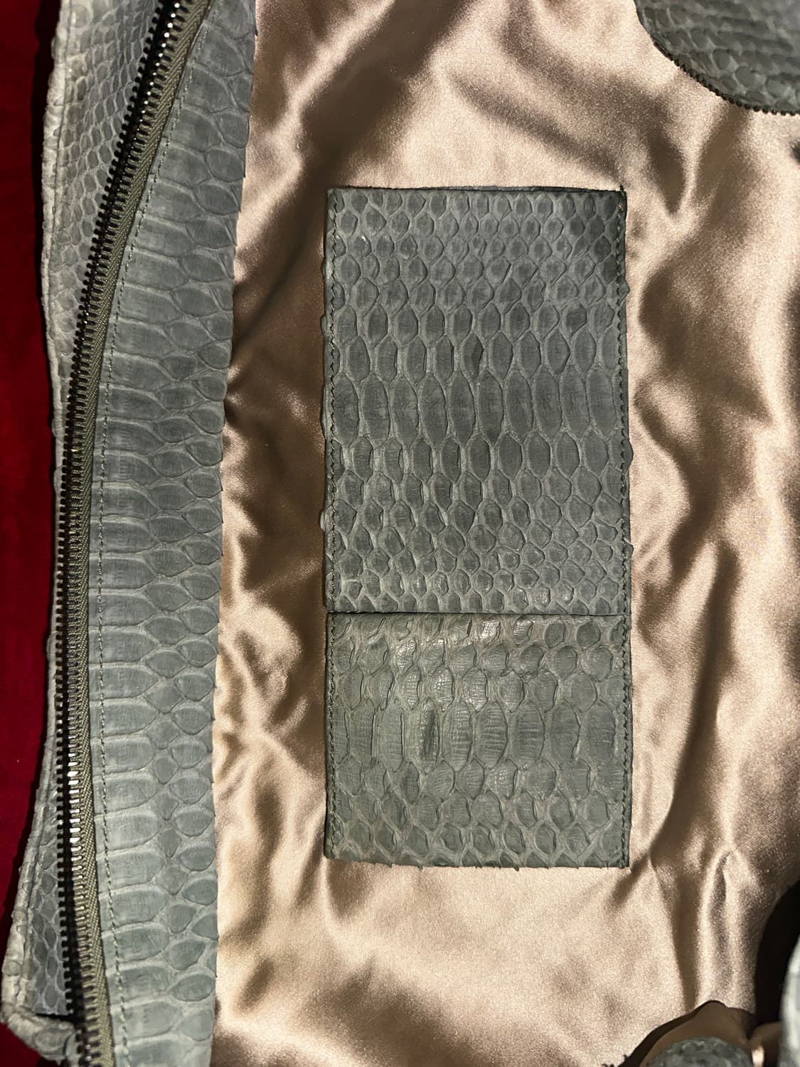 셀라돈 리얼 파이톤 스킨 호보백 상품이미지10