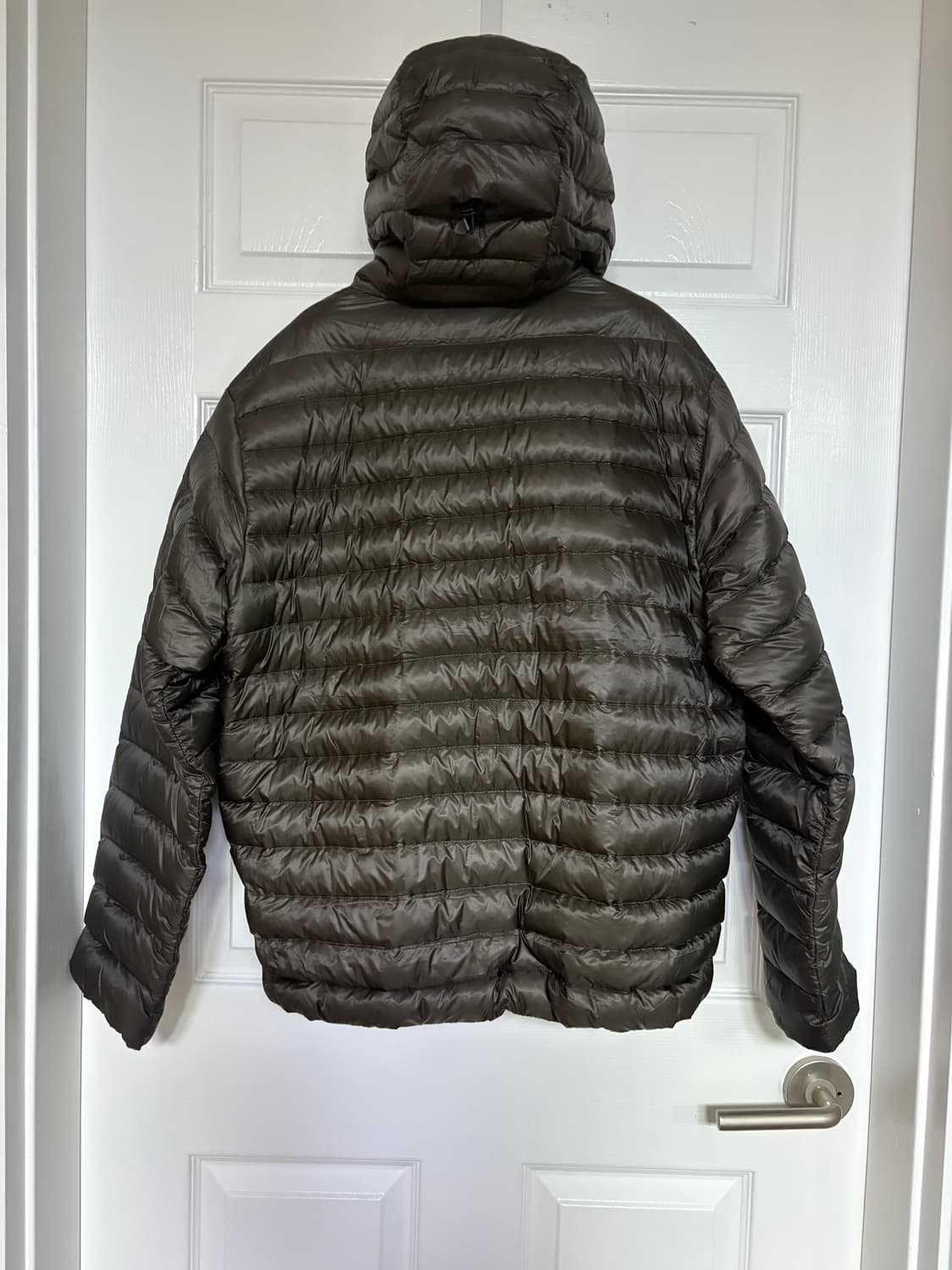 무신사 스탠다드 경량 숏패딩 L 머드 그레이 상품이미지2