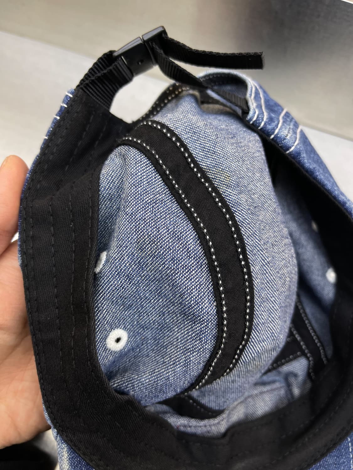 슈프림 18ss 박스로고 데님 캠프 캡 상품이미지7