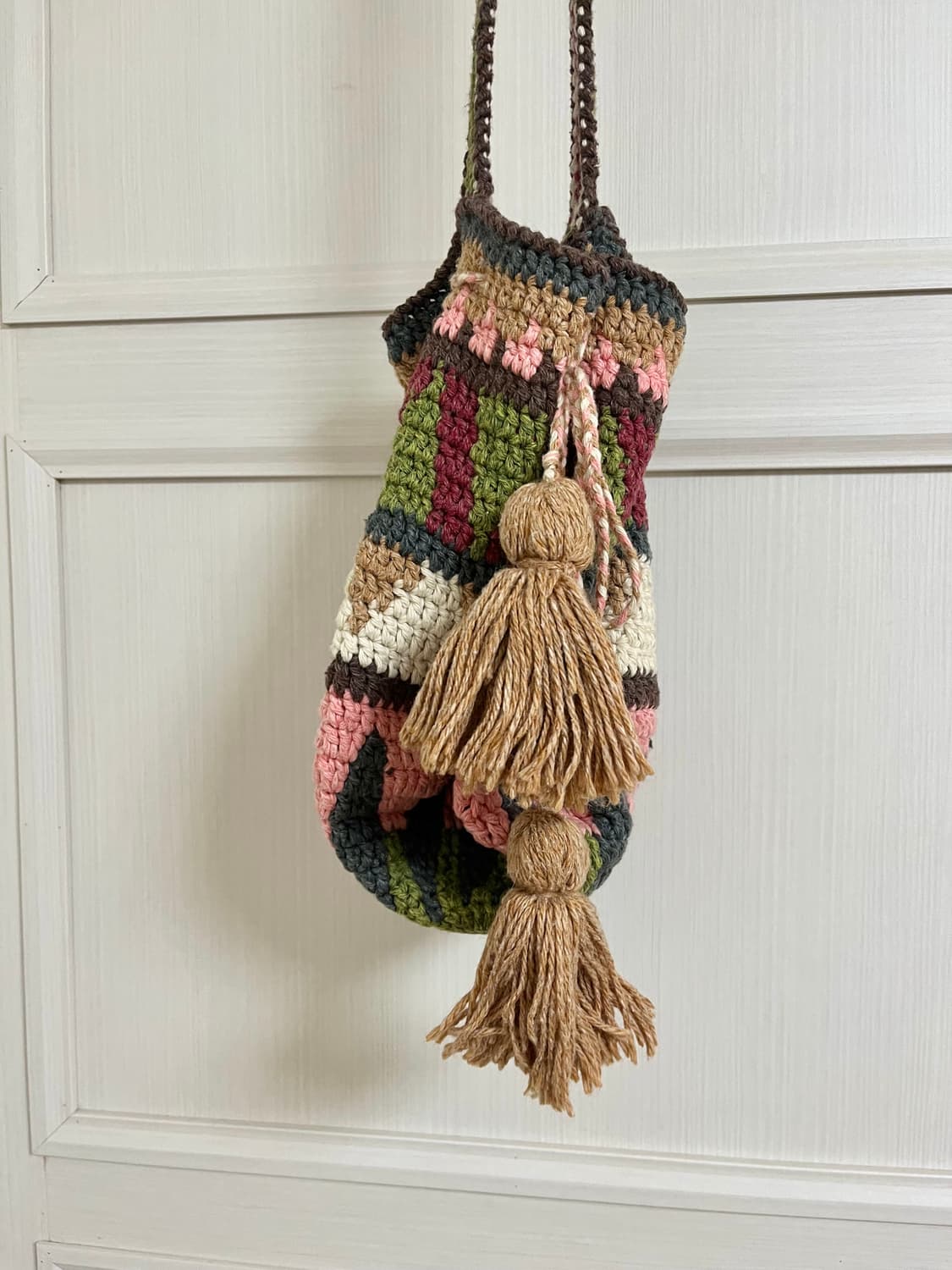 울100 핸드메이드 모칠라백 크로스백 복조리 가방 상품이미지3