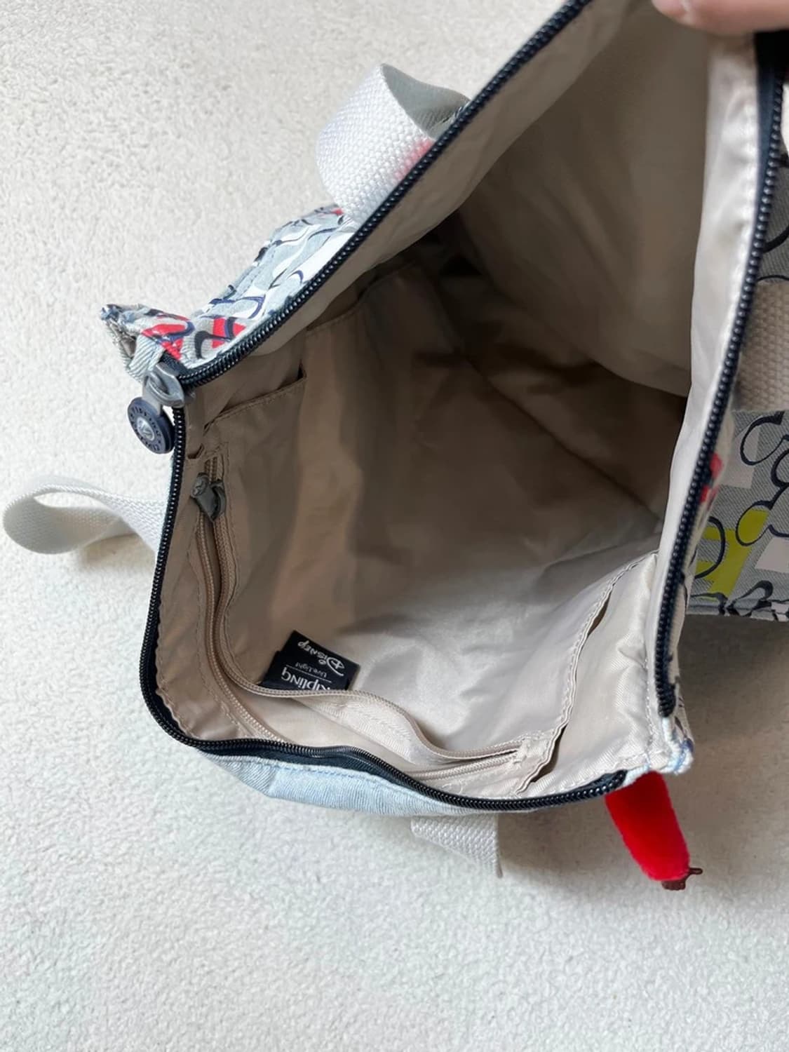 키플링 x 디즈니 90주년 콜라보 토트백 Q1244 상품이미지6