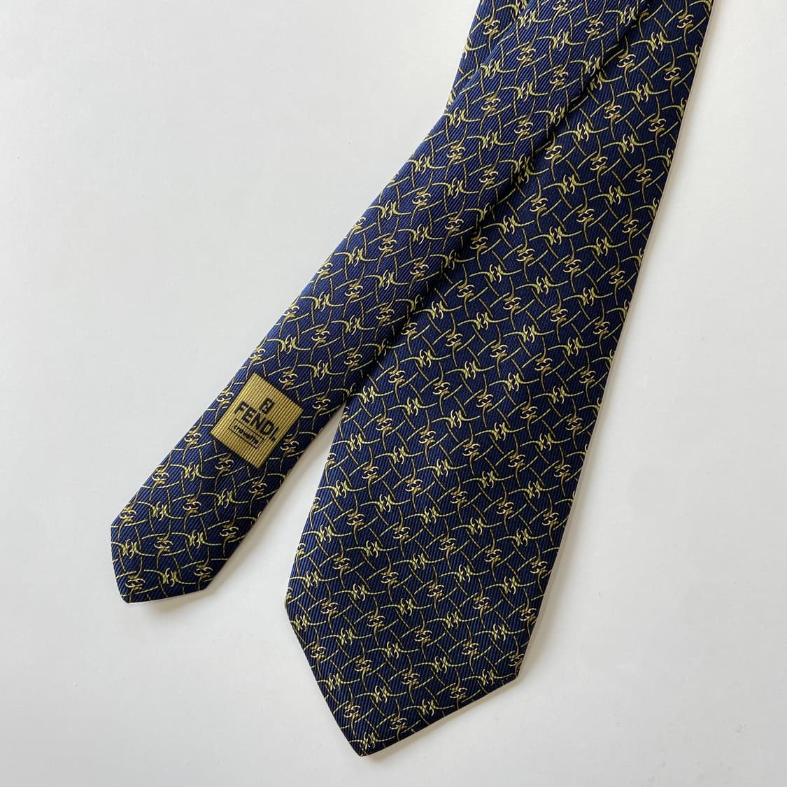 펜디 (FENDI) FF 모노그램 정품 명품 넥타이 상품이미지2