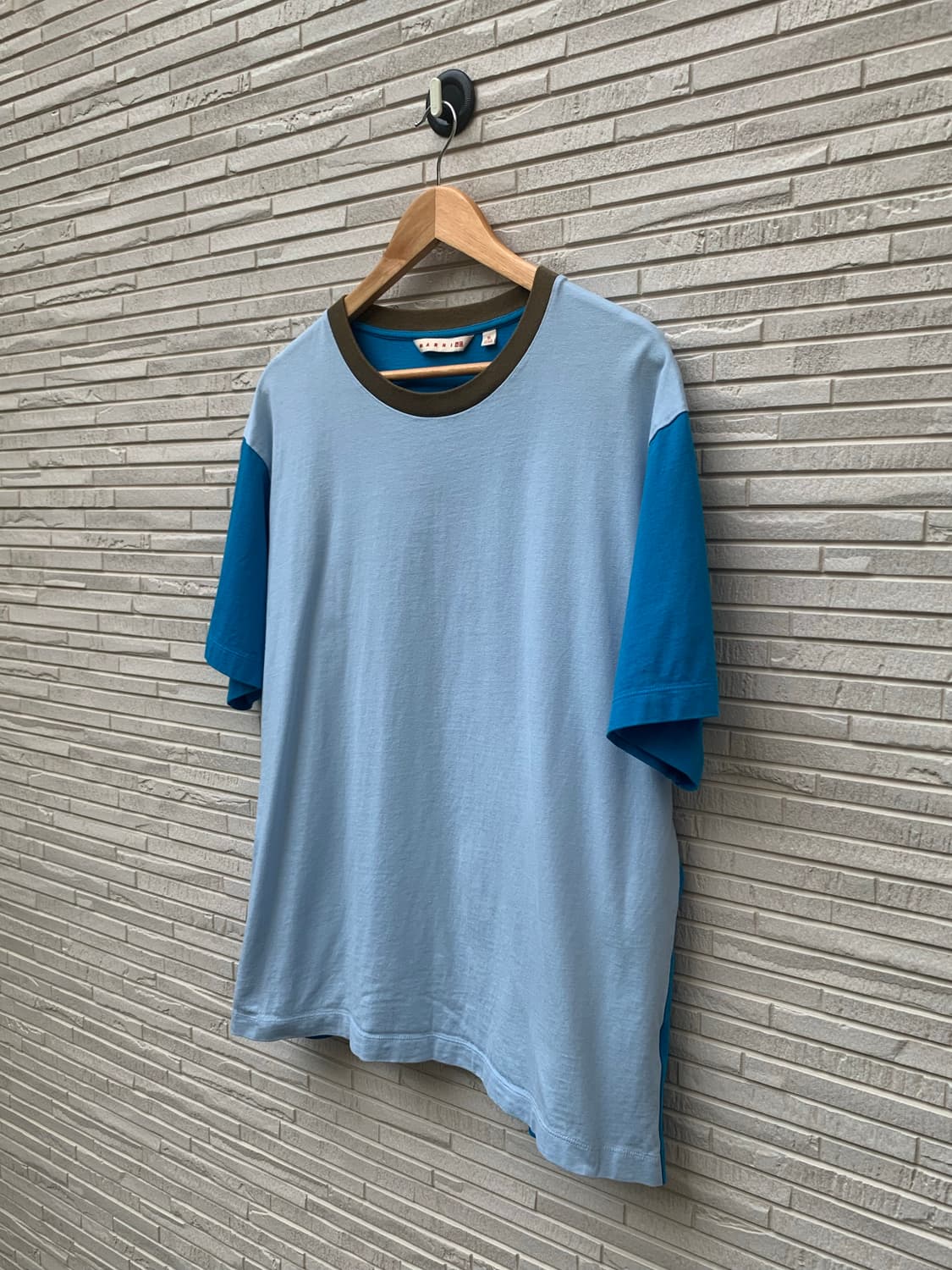 마르니 유니클로 컬러블록 반팔 티셔츠 (Blue) 상품이미지6