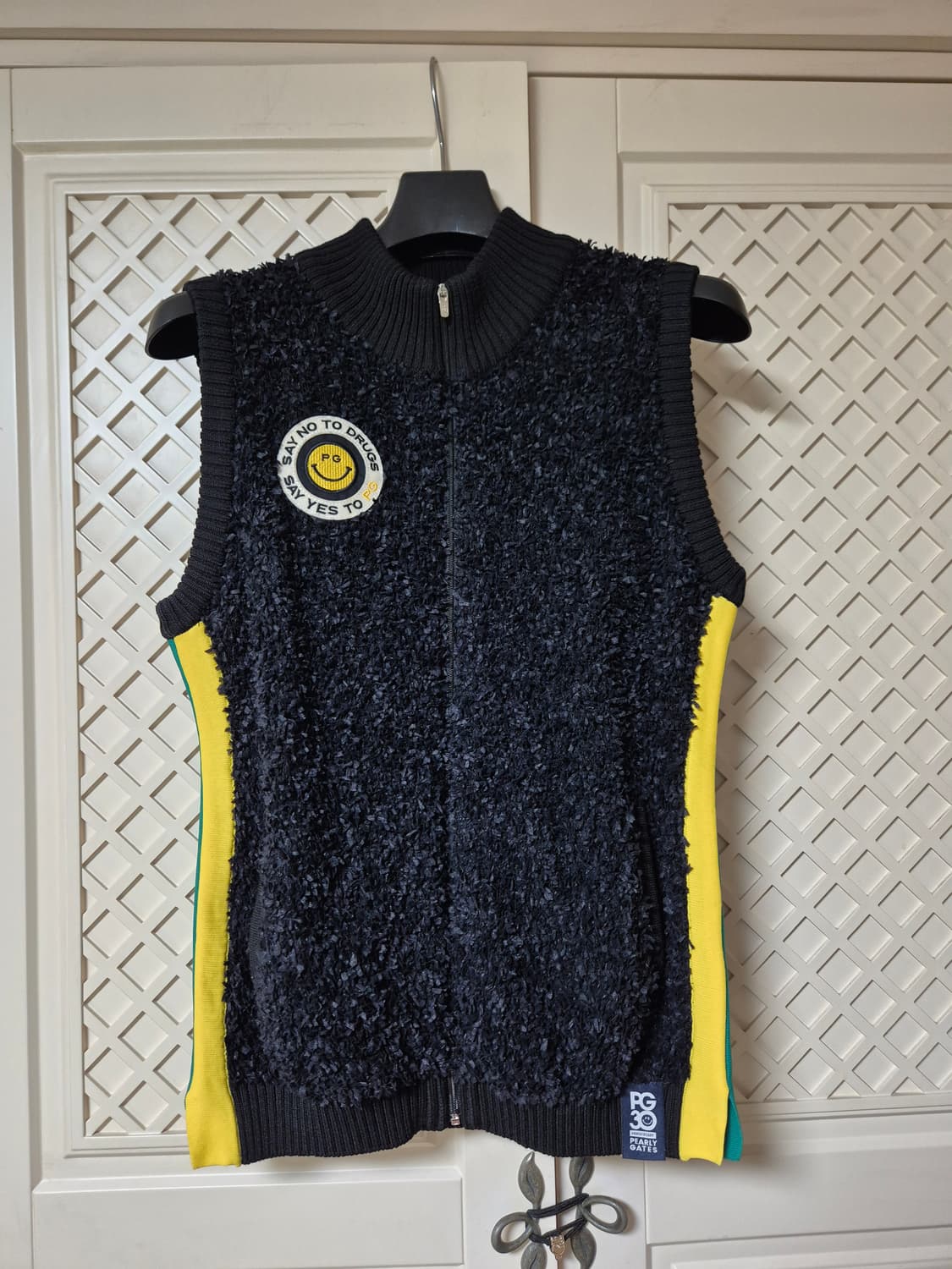 파리게이츠 니트 집업 베스트 상품이미지1